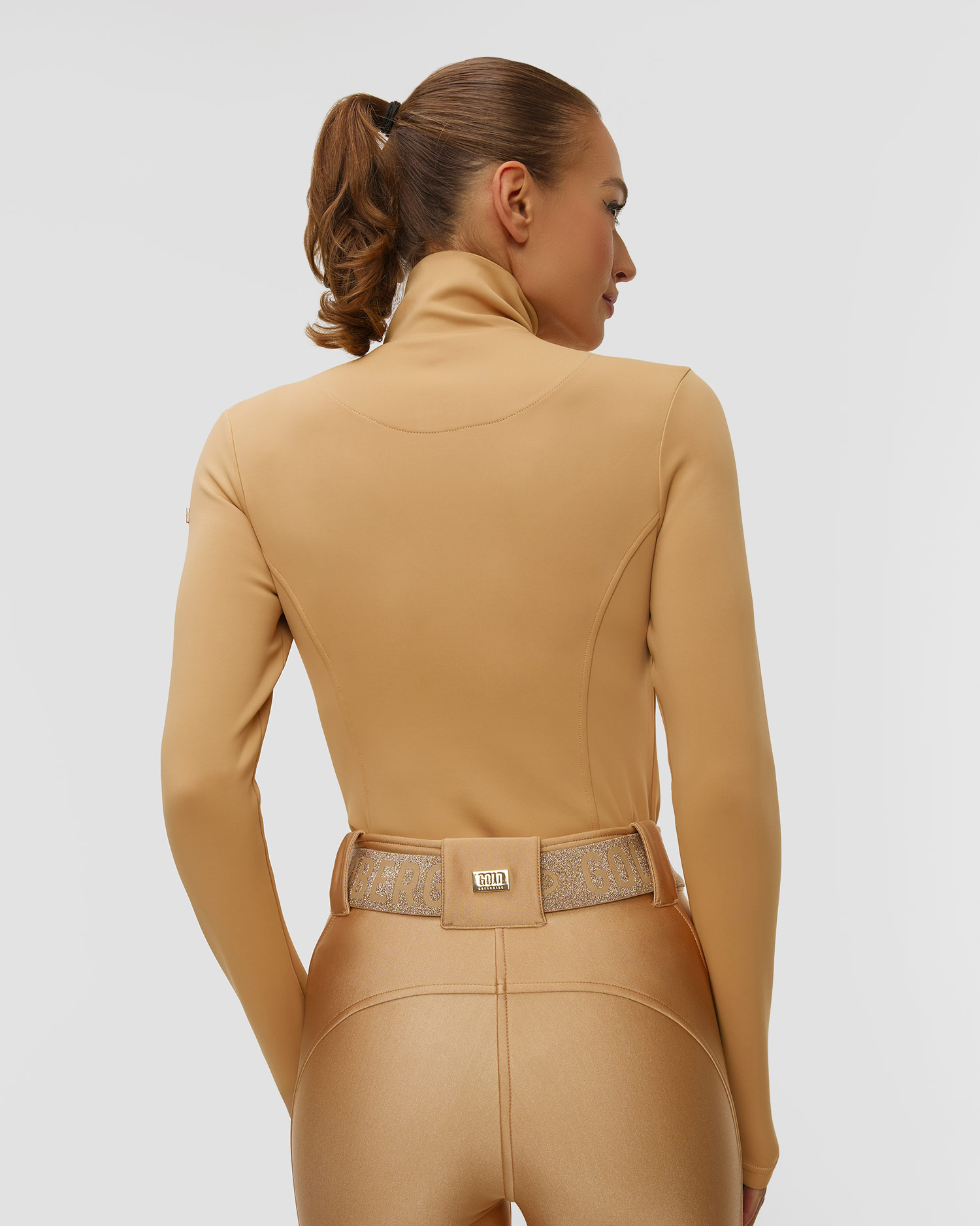 Dámsky karamelový lyžiarsky rolák Goldbergh GOLD Exclusive Rosalia