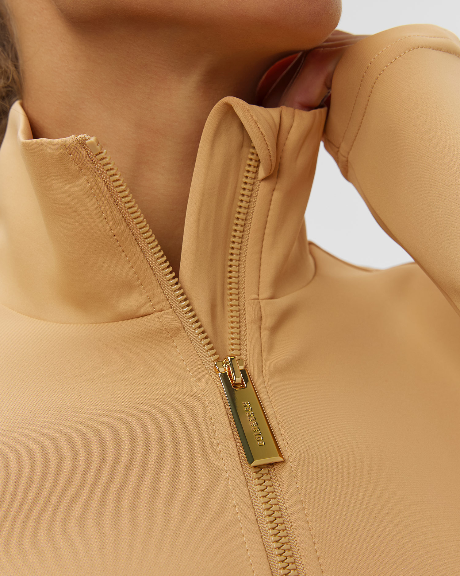 Dámsky karamelový lyžiarsky rolák Goldbergh GOLD Exclusive Rosalia