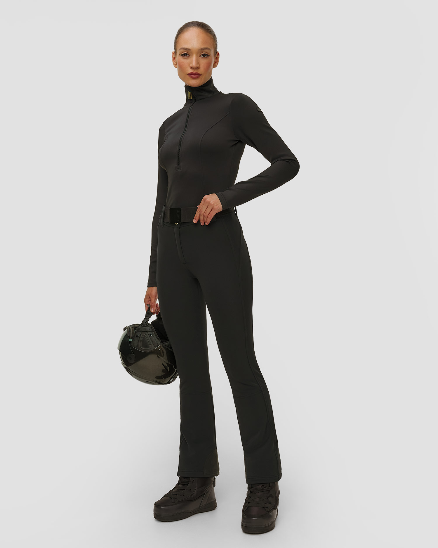 Dámsky čierny lyžiarsky rolák Goldbergh GOLD Exclusive Rosalia