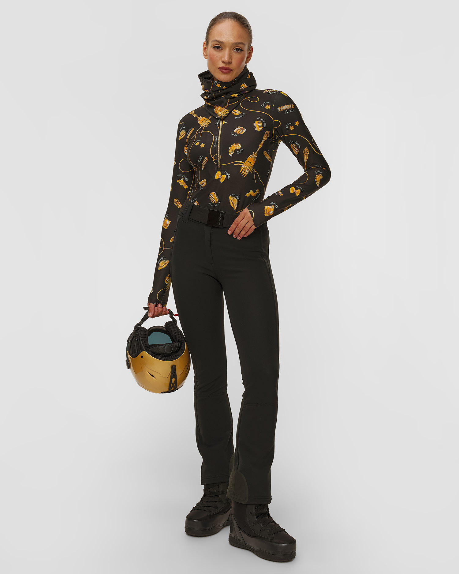 Dámsky lyžiarsky rolák Goldbergh GOLD Exclusive Farfalle