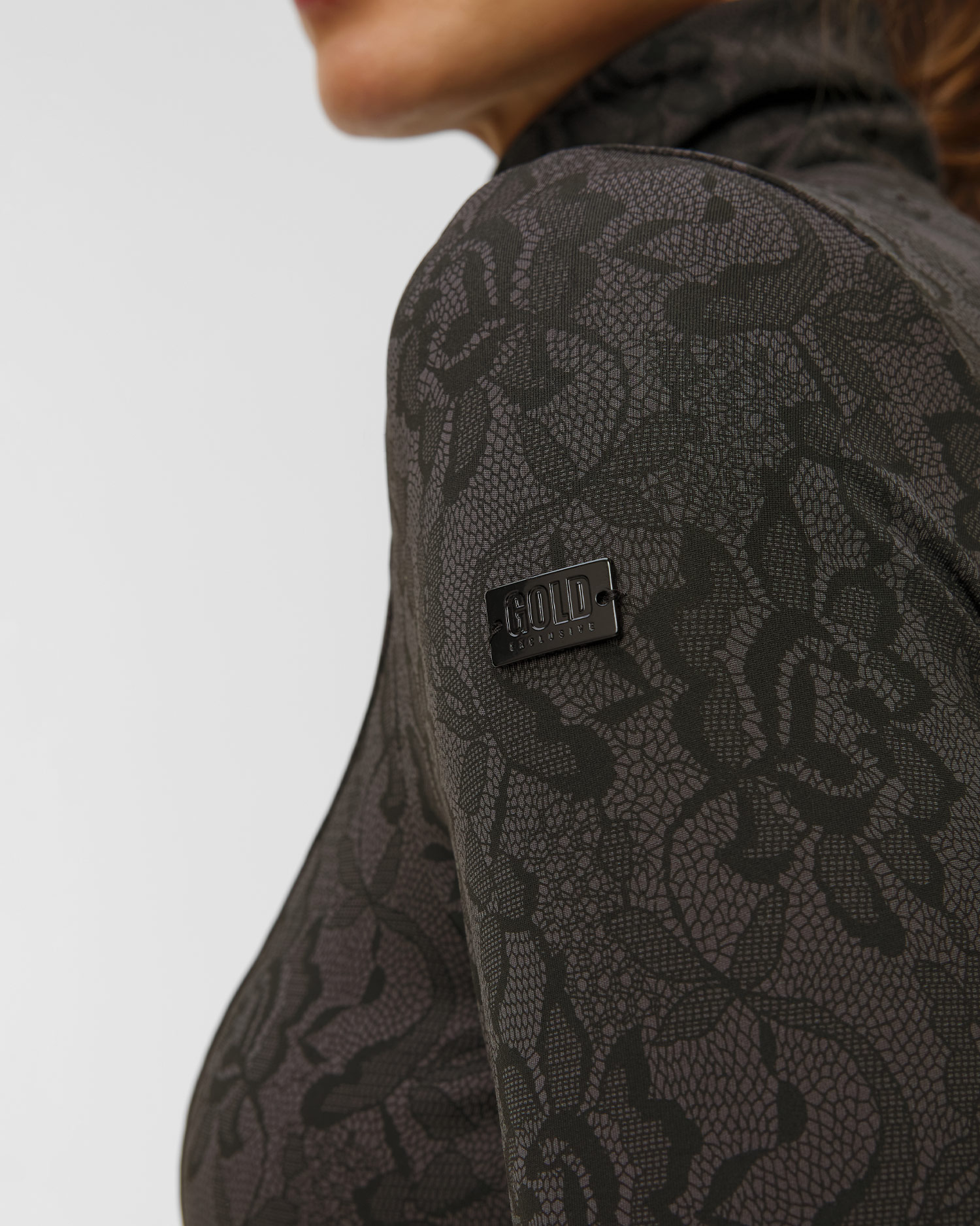 Dámsky čierny lyžiarsky rolák Goldbergh GOLD Exclusive Fascino