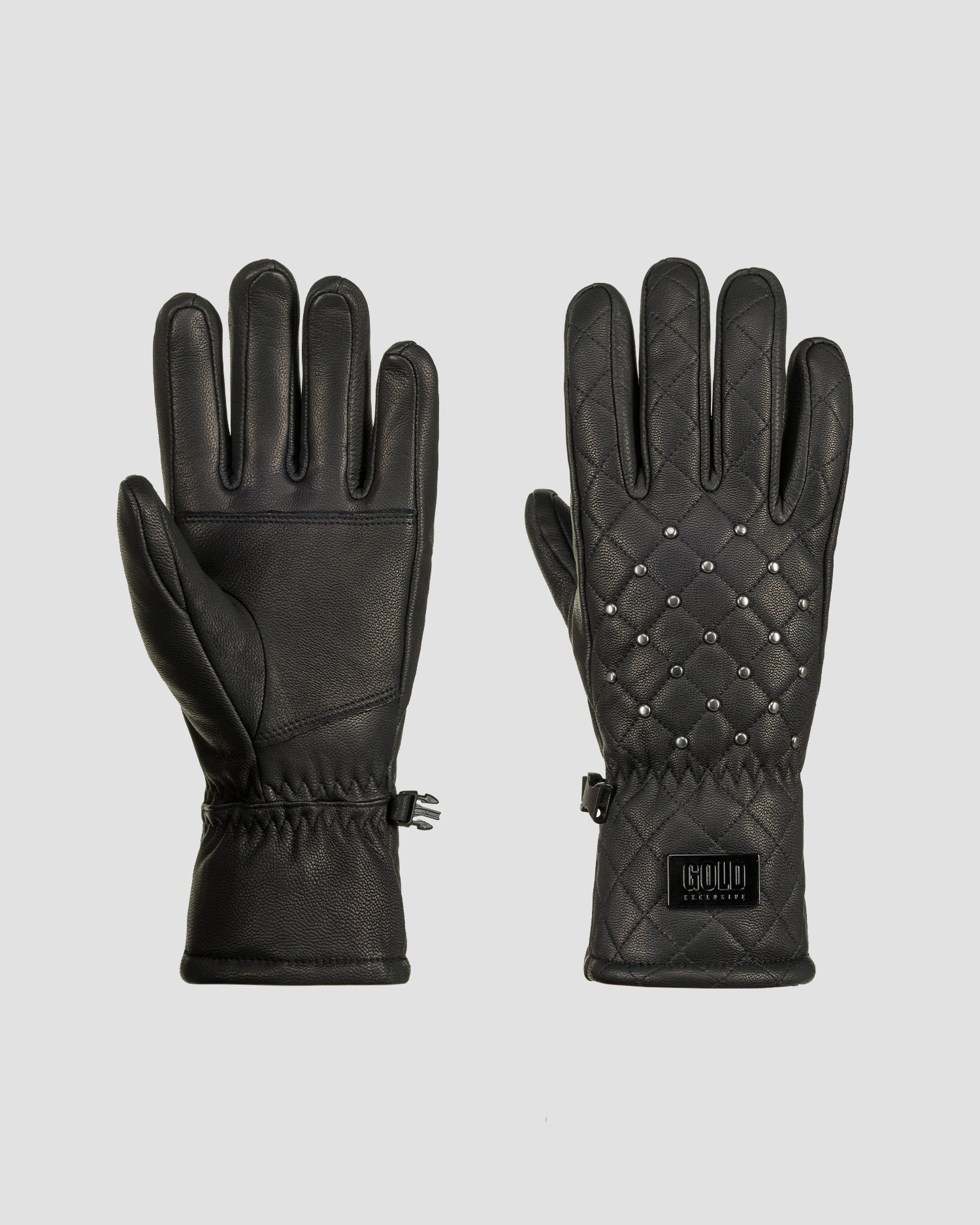 Dámske kožené rukavice Goldbergh GOLD Exclusive Glisten