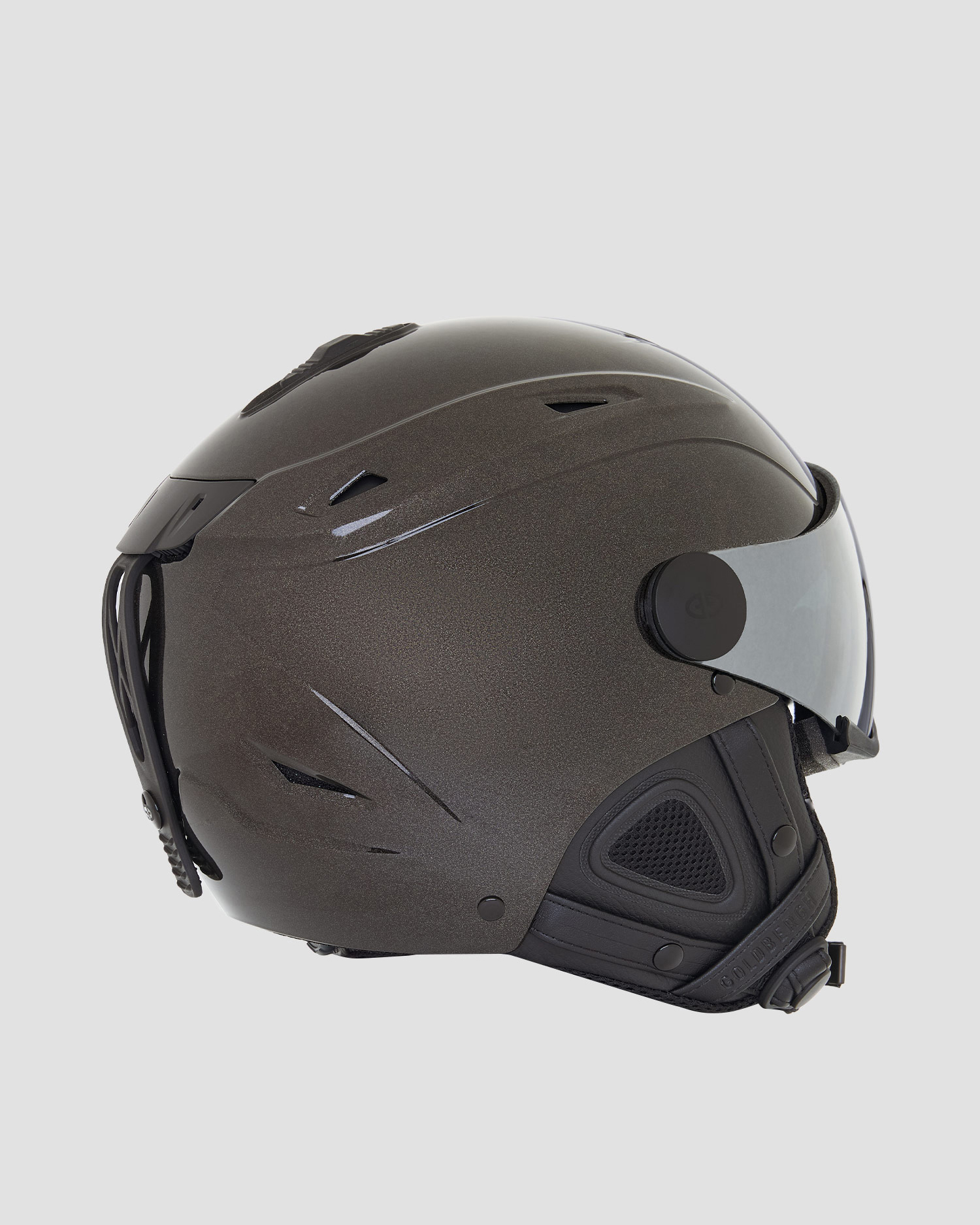 Dámska lyžiarska prilba Black Goldbergh GOLD Exclusive Glitz