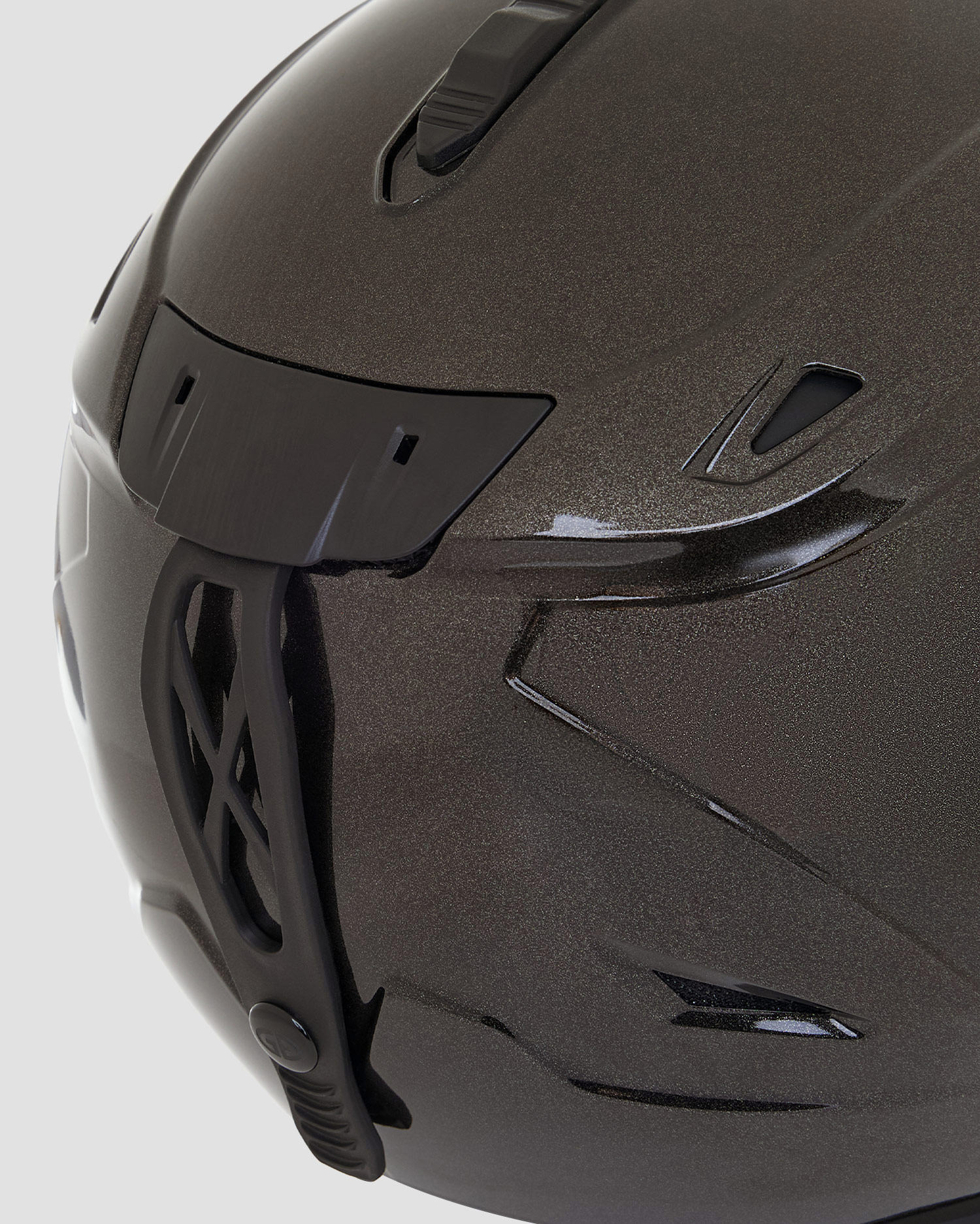 Dámska lyžiarska prilba Black Goldbergh GOLD Exclusive Glitz