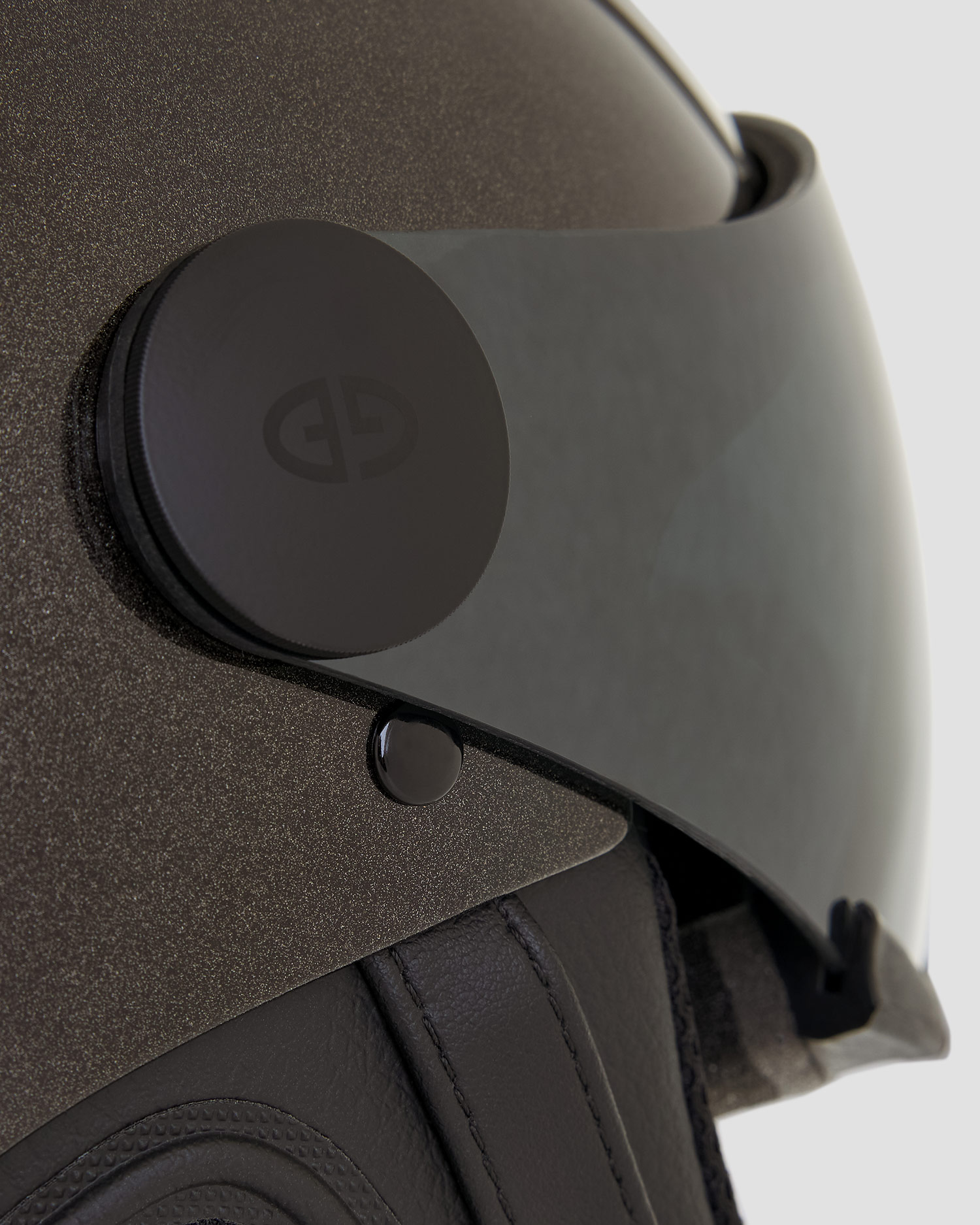 Cască neagră de schi pentru femei Goldbergh GOLD Exclusive Glitz