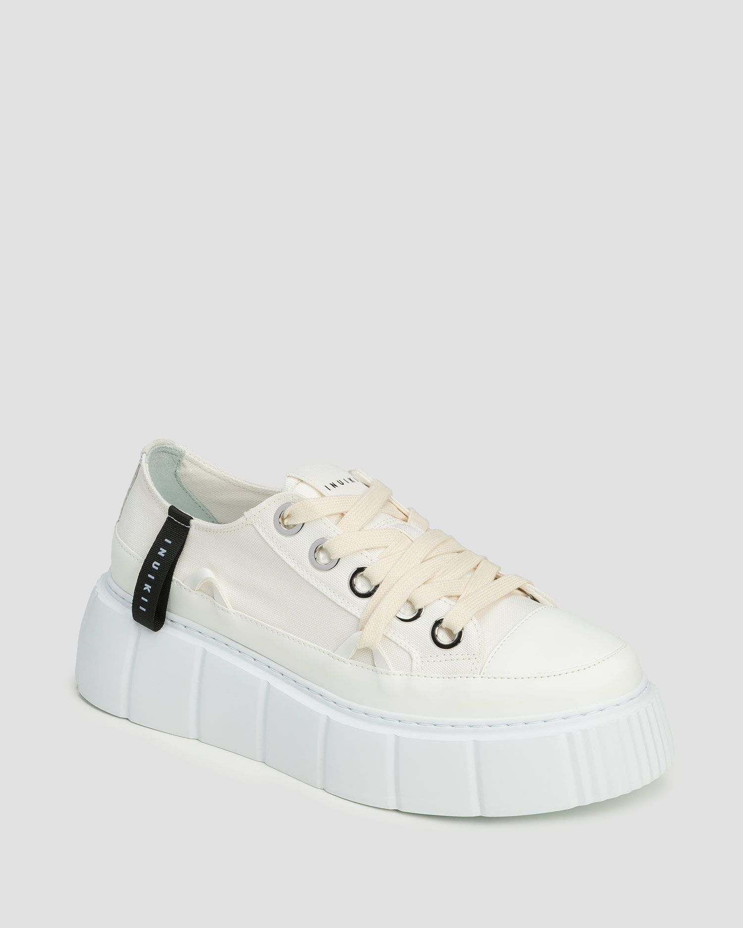 Women's white shoes Inuikii Matilda Canvas Low