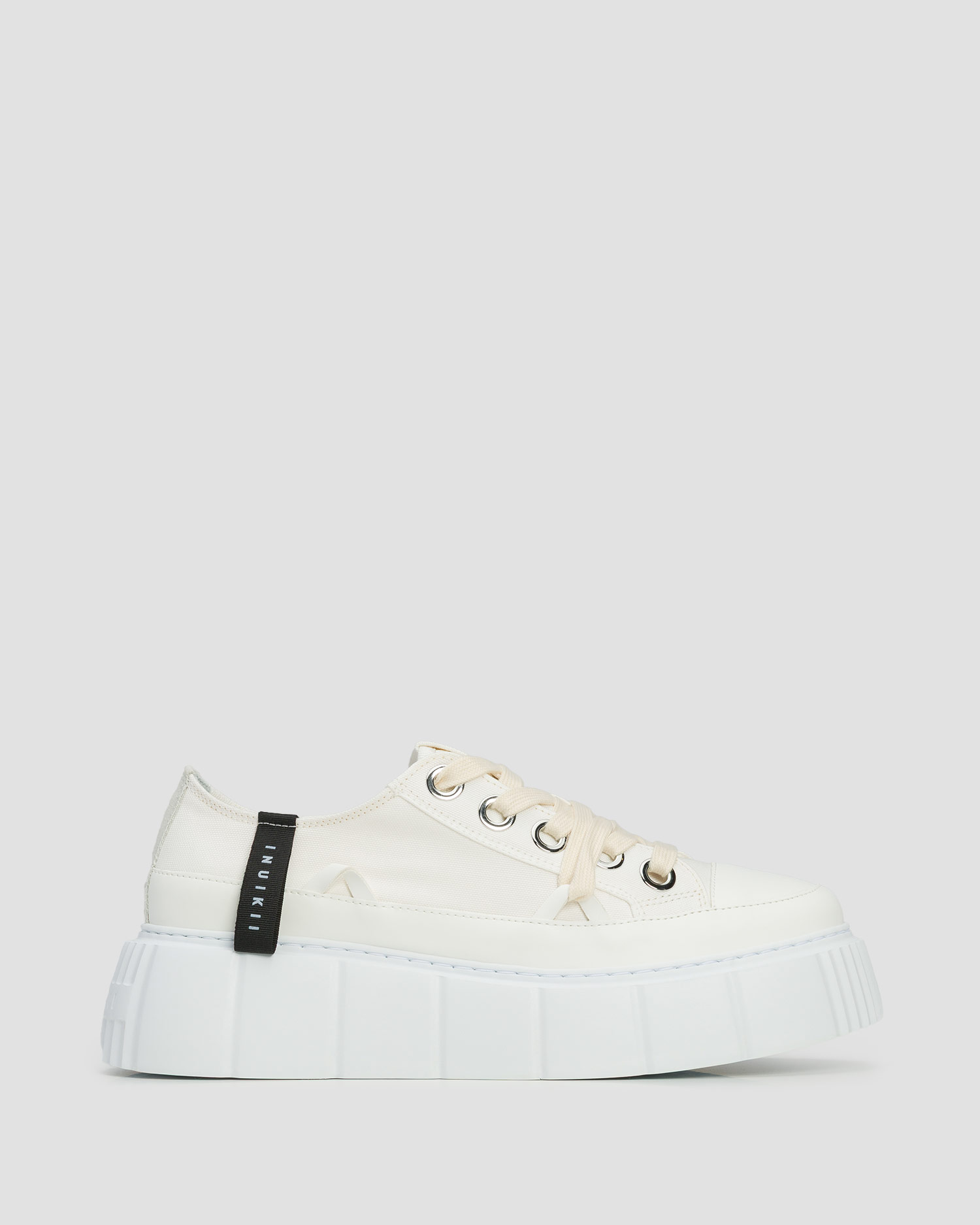 Women's white shoes Inuikii Matilda Canvas Low