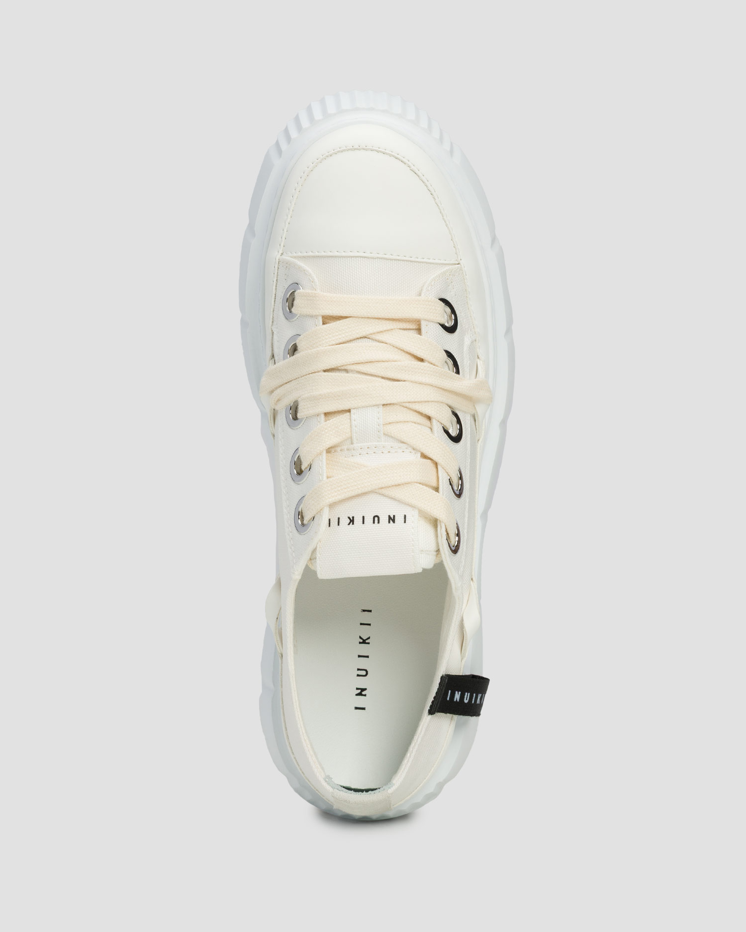 Women's white shoes Inuikii Matilda Canvas Low