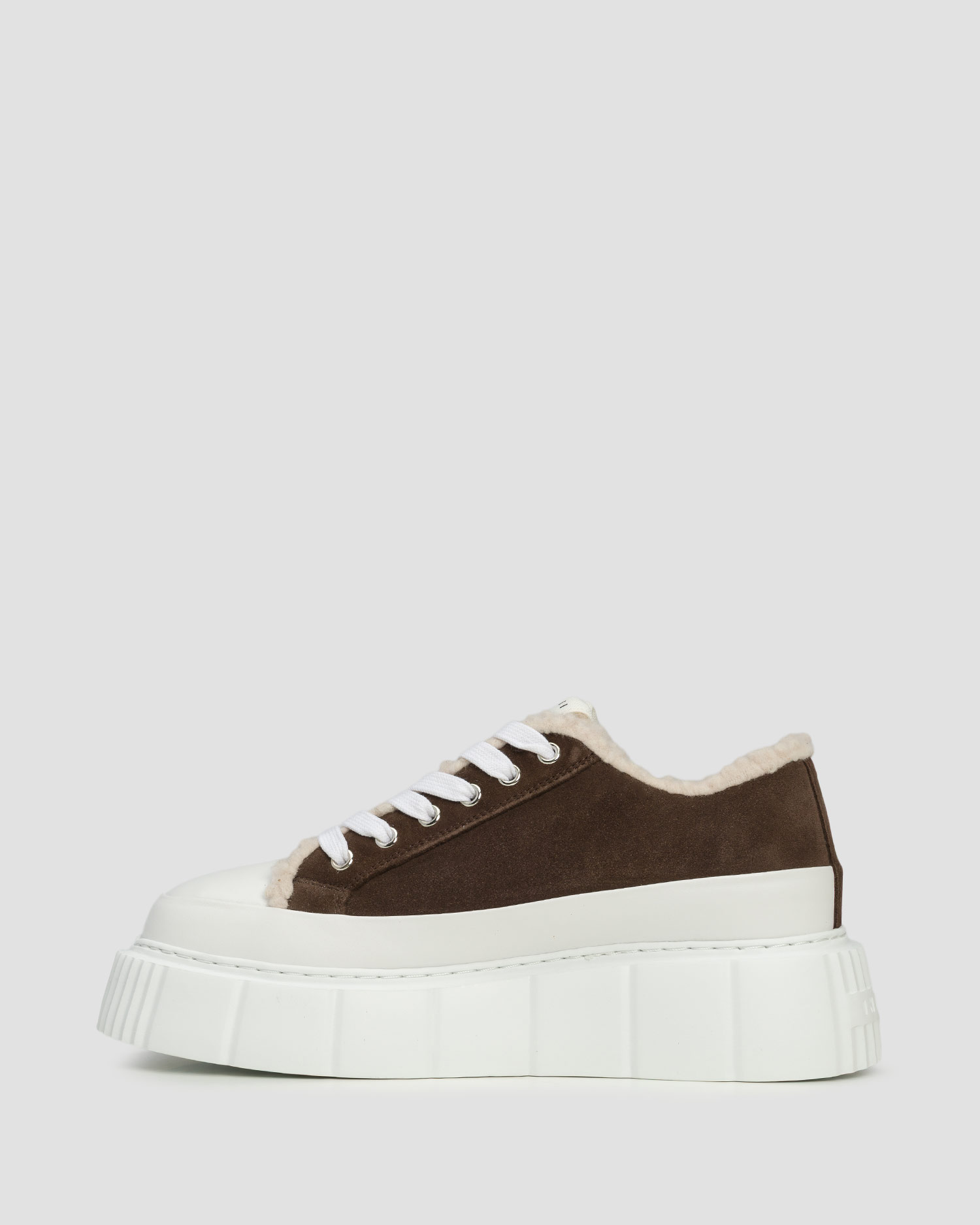 Women's brown sneakers Inuikii Matilda Curly