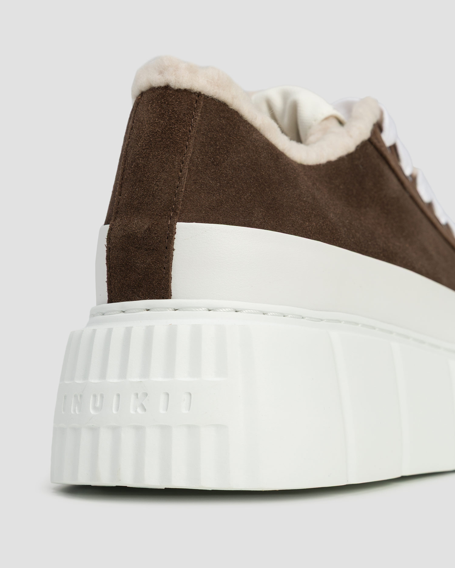 Women's brown sneakers Inuikii Matilda Curly
