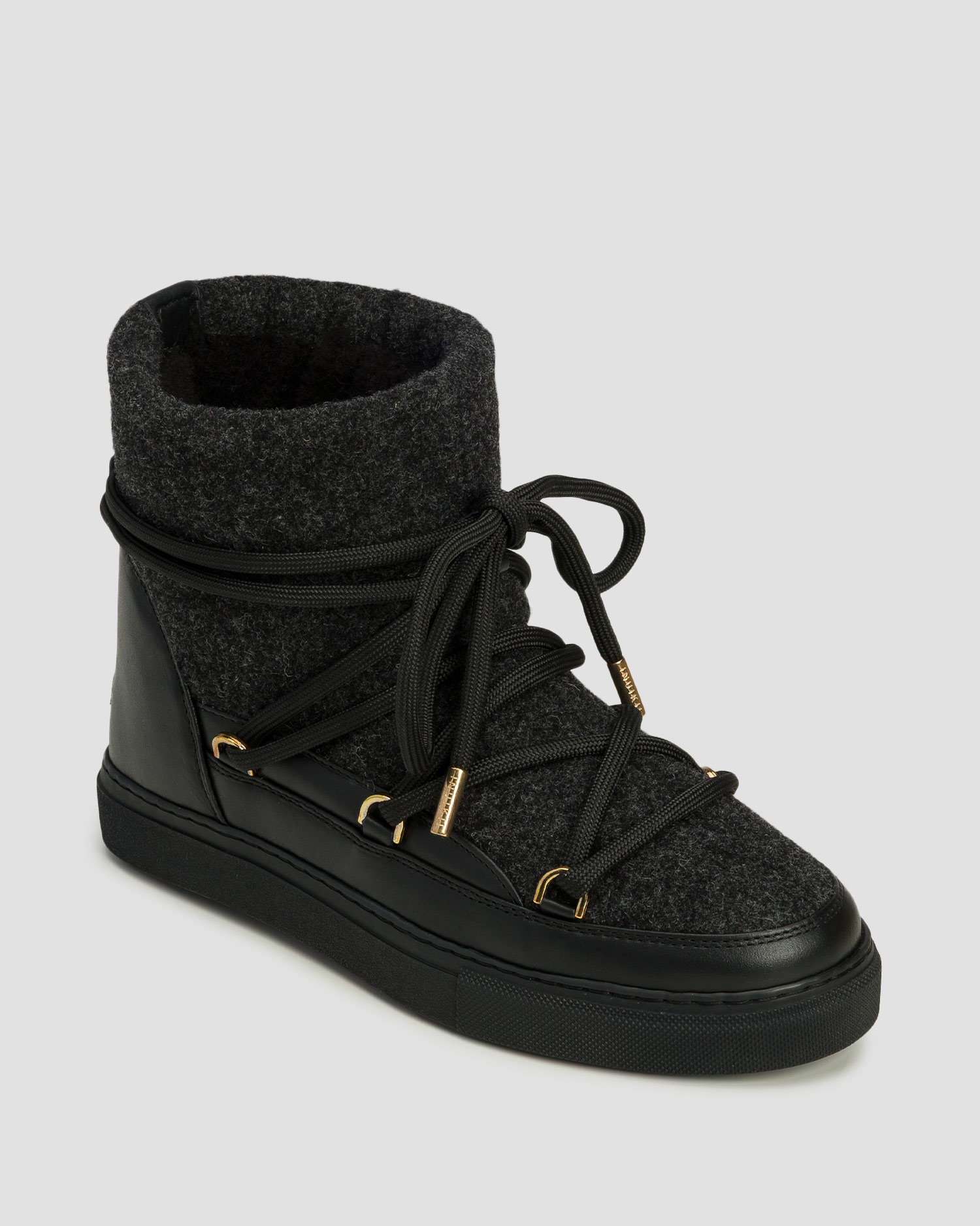 Dámske čierne zimné topánky Inuikia Felt