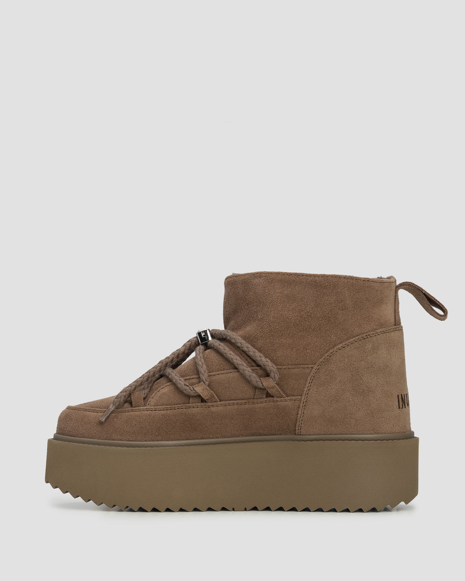 Women's brown winter boots Inuikii Classic Low Platform
