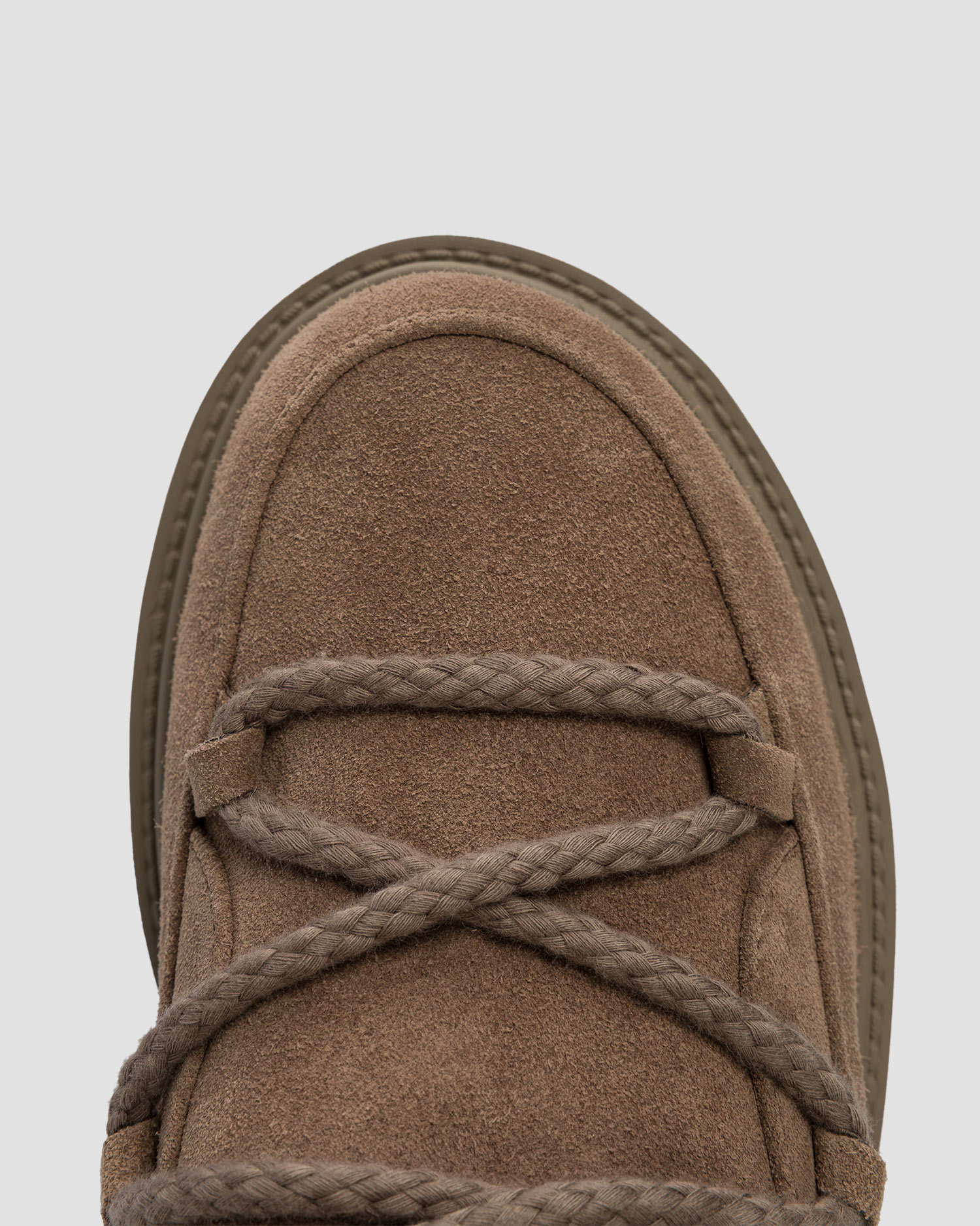 Pantofi maro pentru femei Inuikii Classic Low Platform 