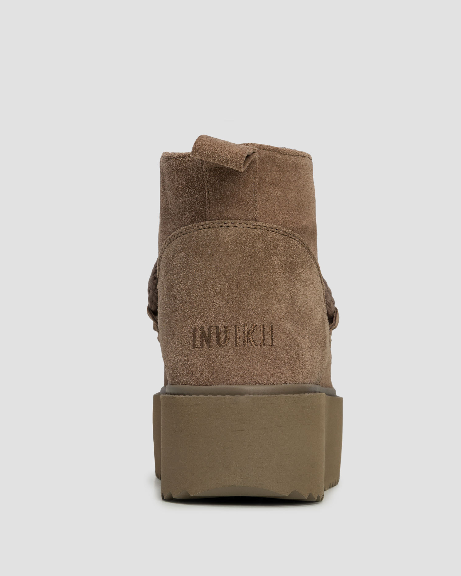 Pantofi maro pentru femei Inuikii Classic Low Platform 