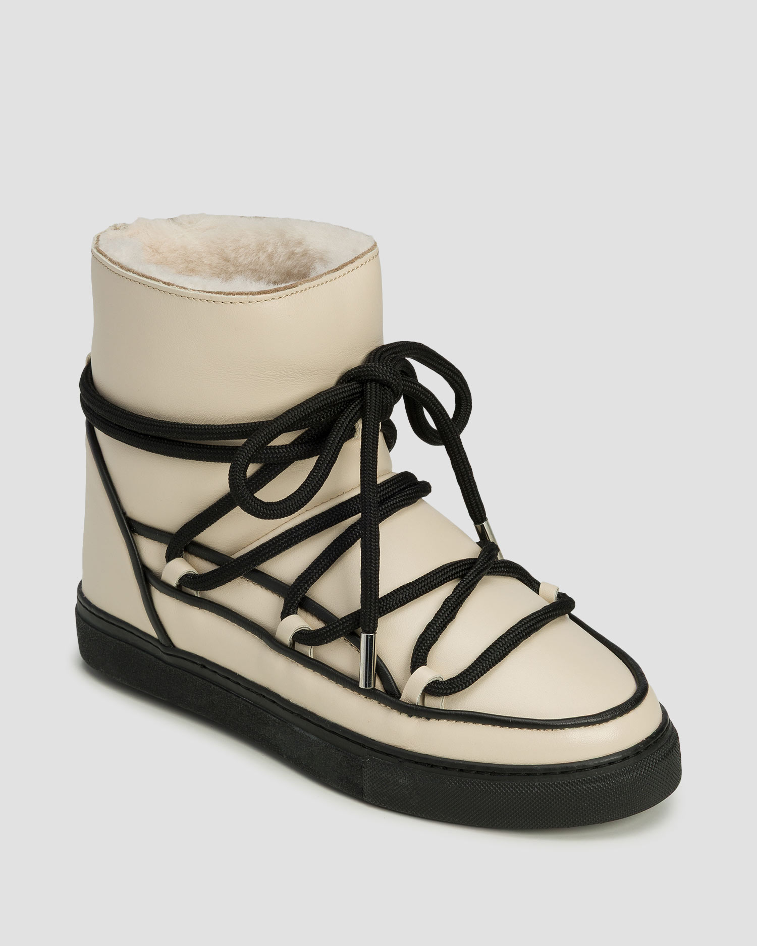 Ghete de iarnă INUIKII FULL LEATHER PASTELLE