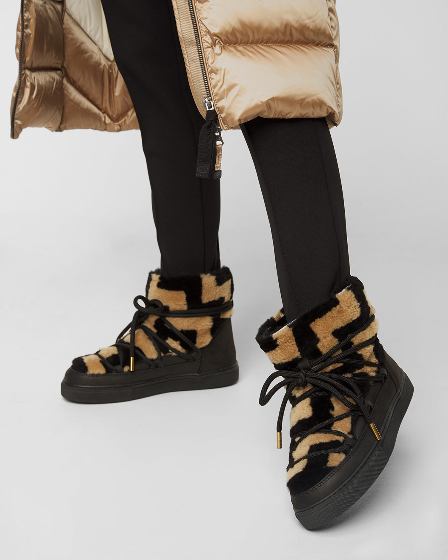 Pantofi de iarnă INUIKII SHEARLING ZIG ZAG