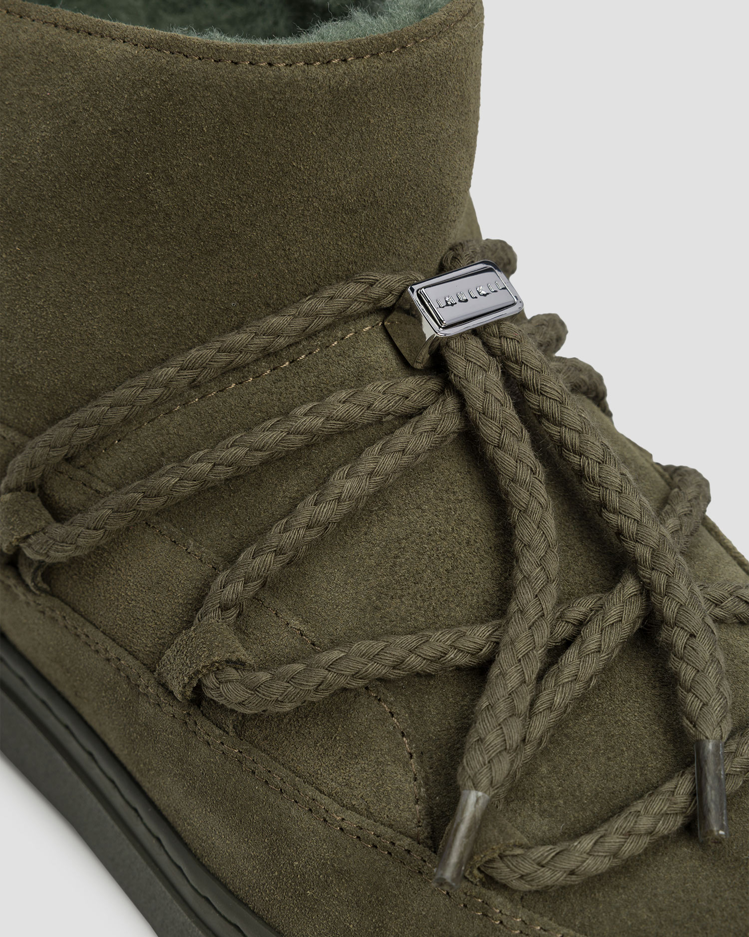 Chaussures d'hiver vertes pour femmes Inuikii Classic Low