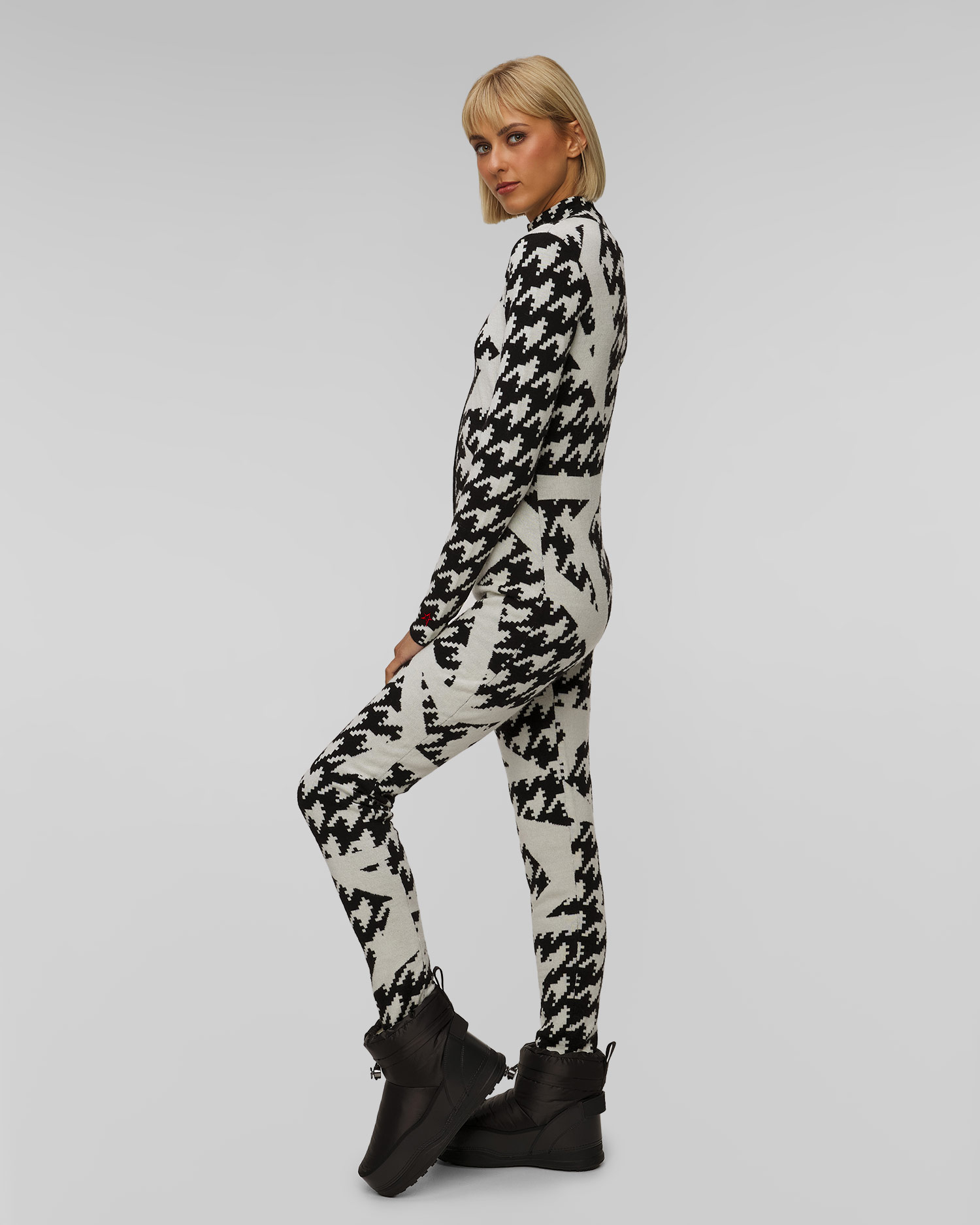 Tuta in lana da donna Perfect Moment Houndstooth Star