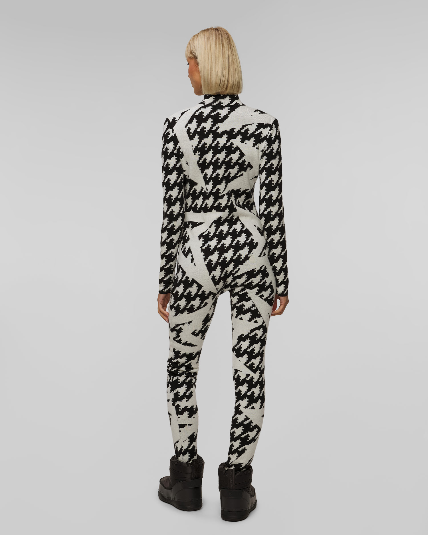 Women's wool jumpsuit Perfect Moment Houndstooth Star