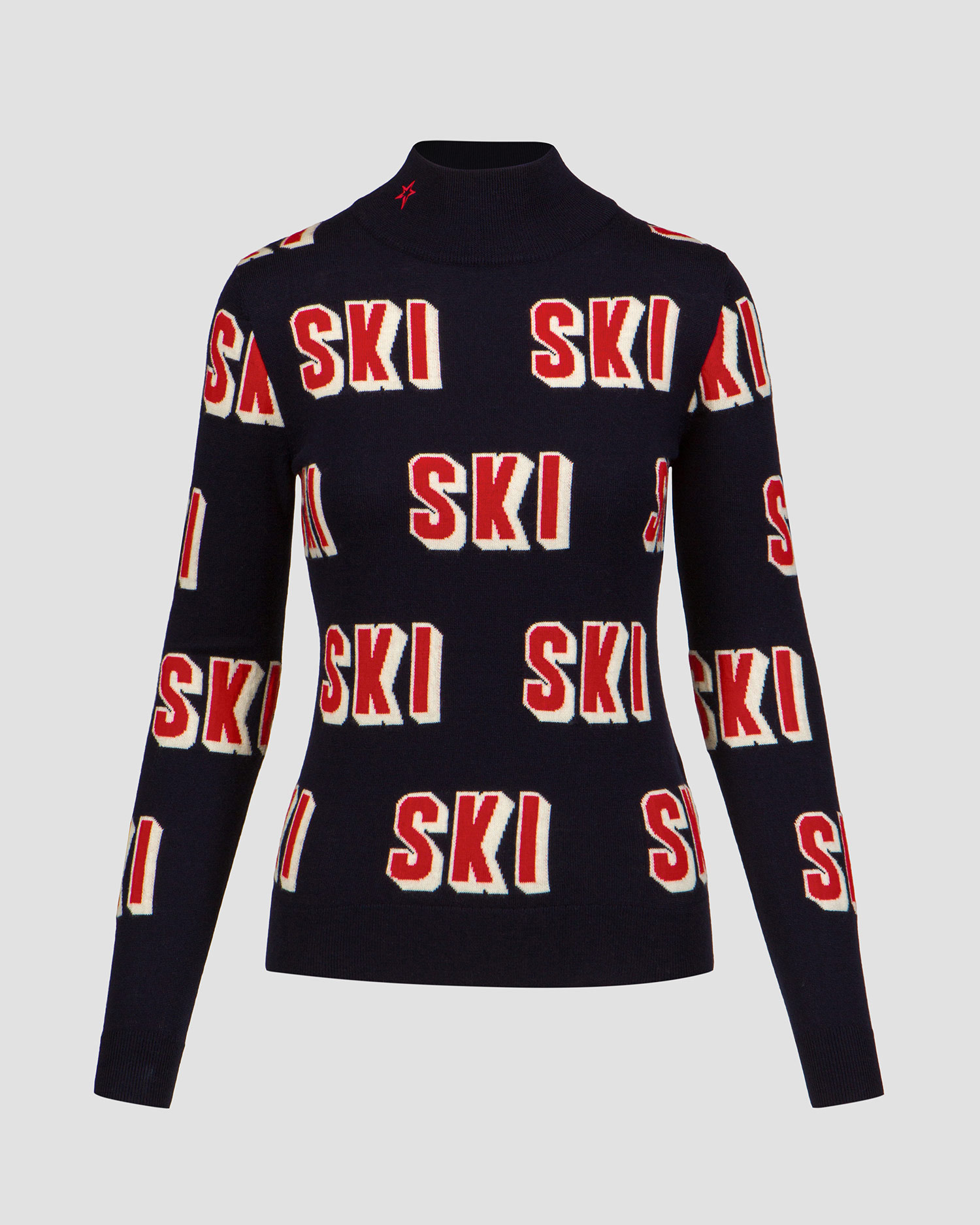 Pull femme en laine mérinos Perfect Moment 3D SKI