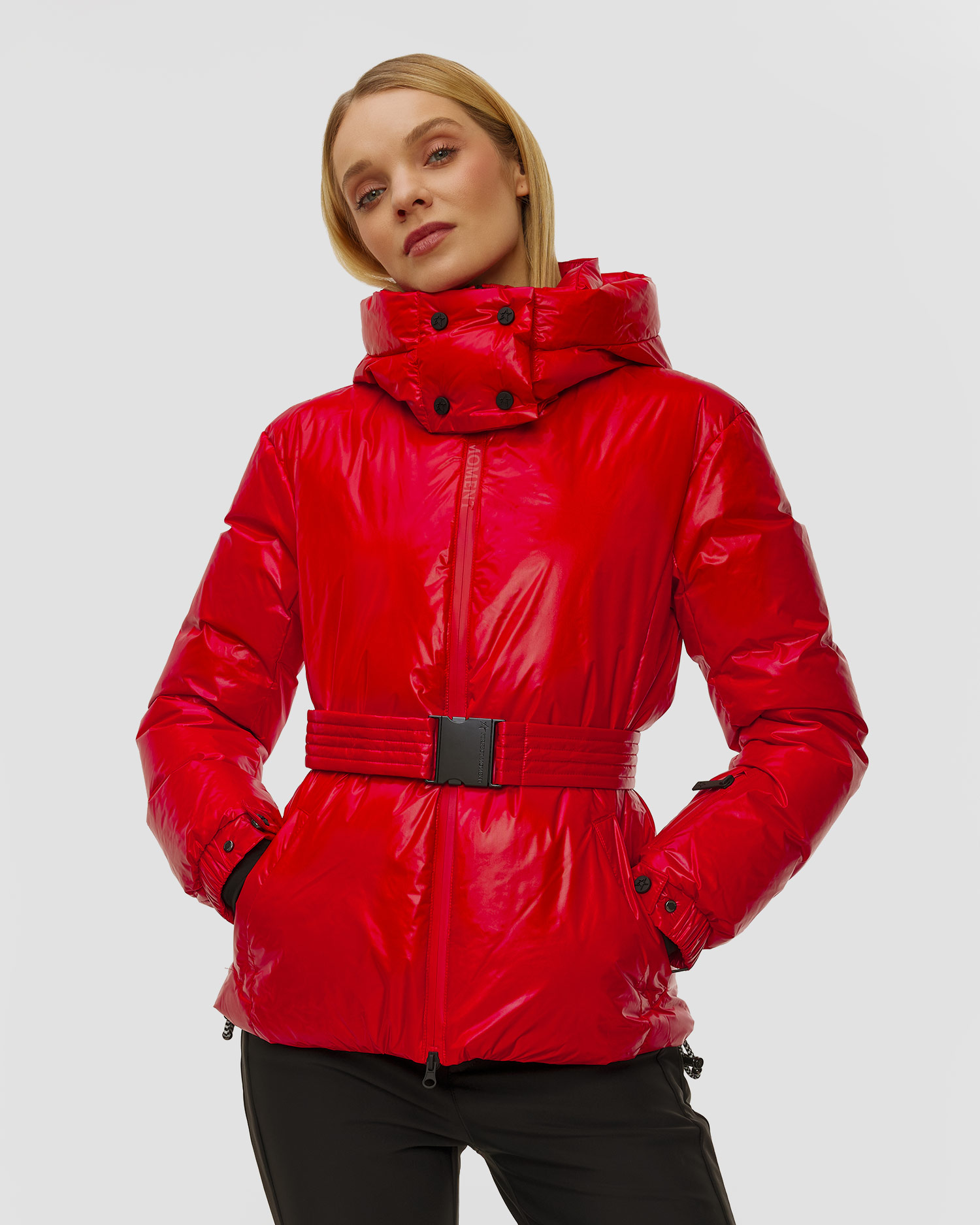 Perfect Moment Candice Ski Parka Damen-Skijacke, Farbe/Muster: Czerwony