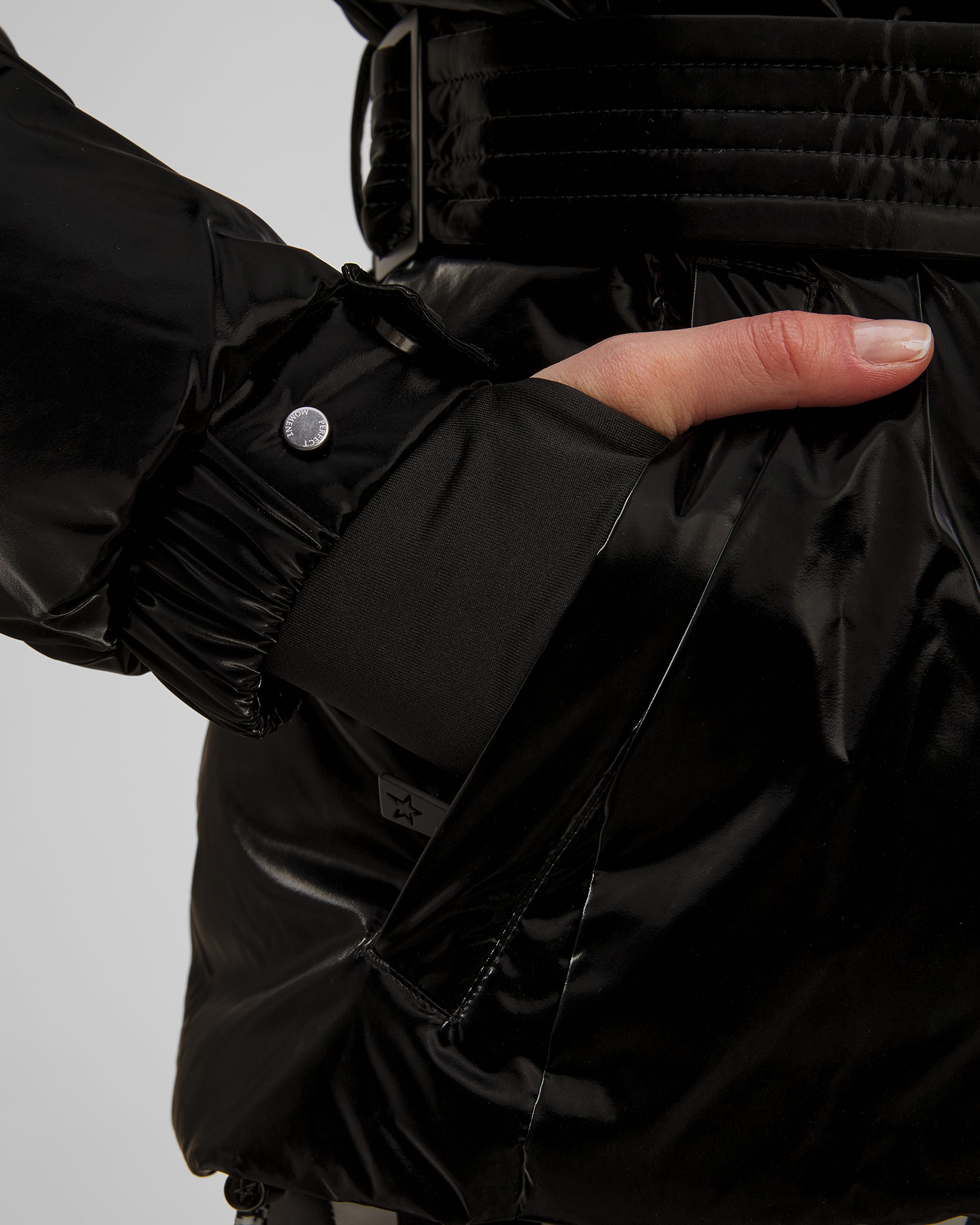 Geacă de schi neagră pentru femei Perfect Moment Candice Ski Parka