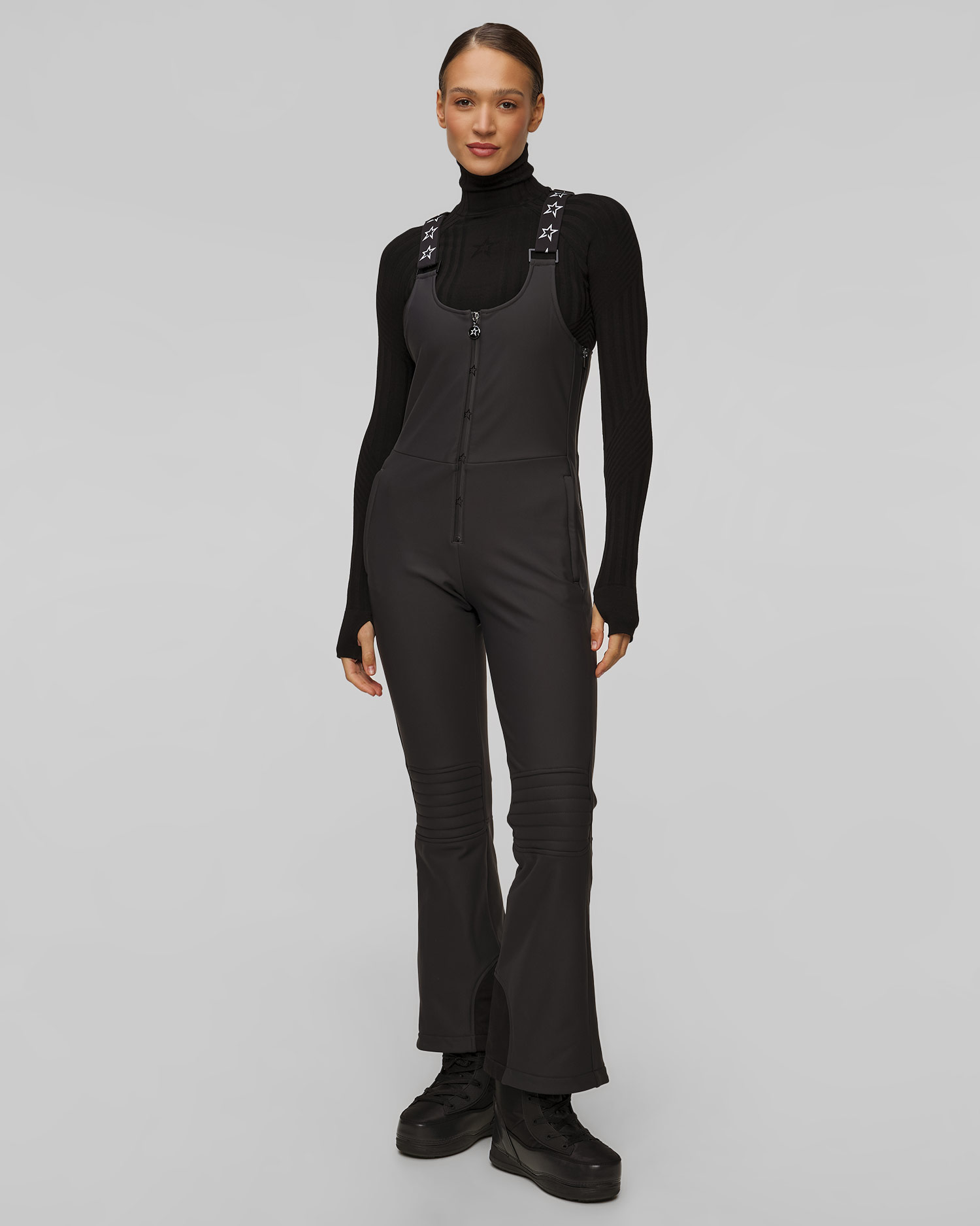 Dámske čierne lyžiarske nohavice Perfect Moment Jg Bib
