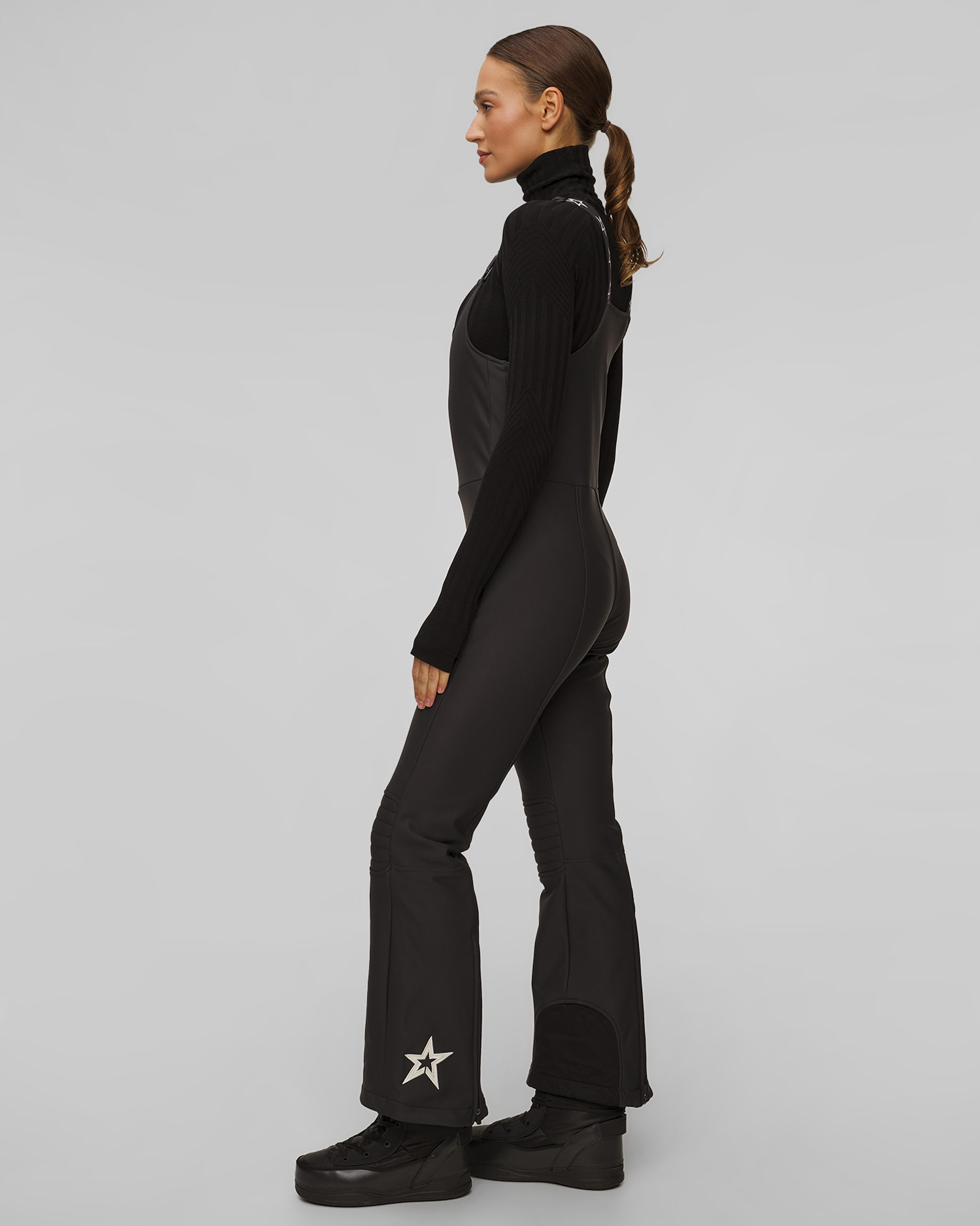 Pantaloni neri da sci da donna Perfect Moment Jg Bib