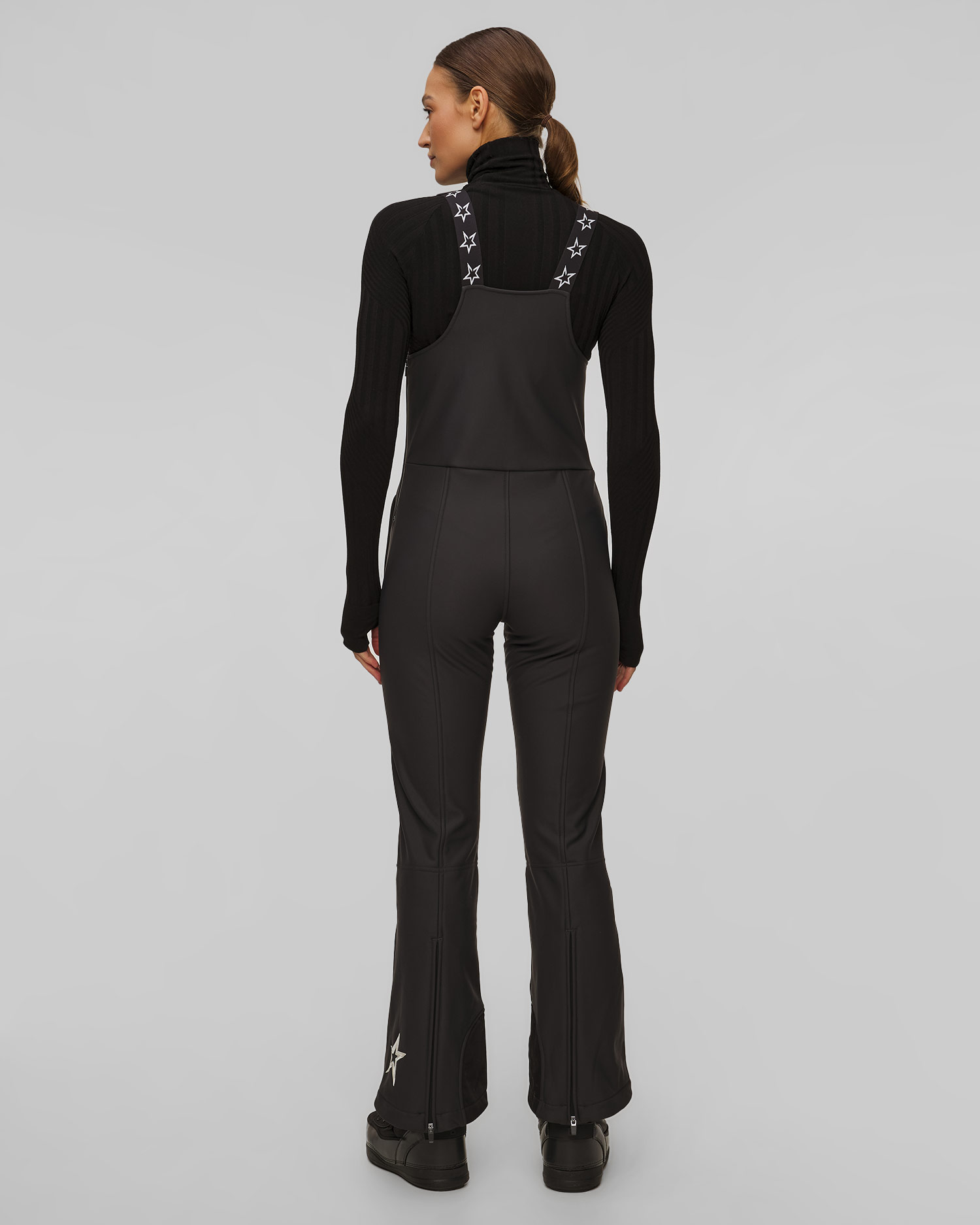 Pantaloni negri de schi pentru femei Perfect Moment Jg Bib