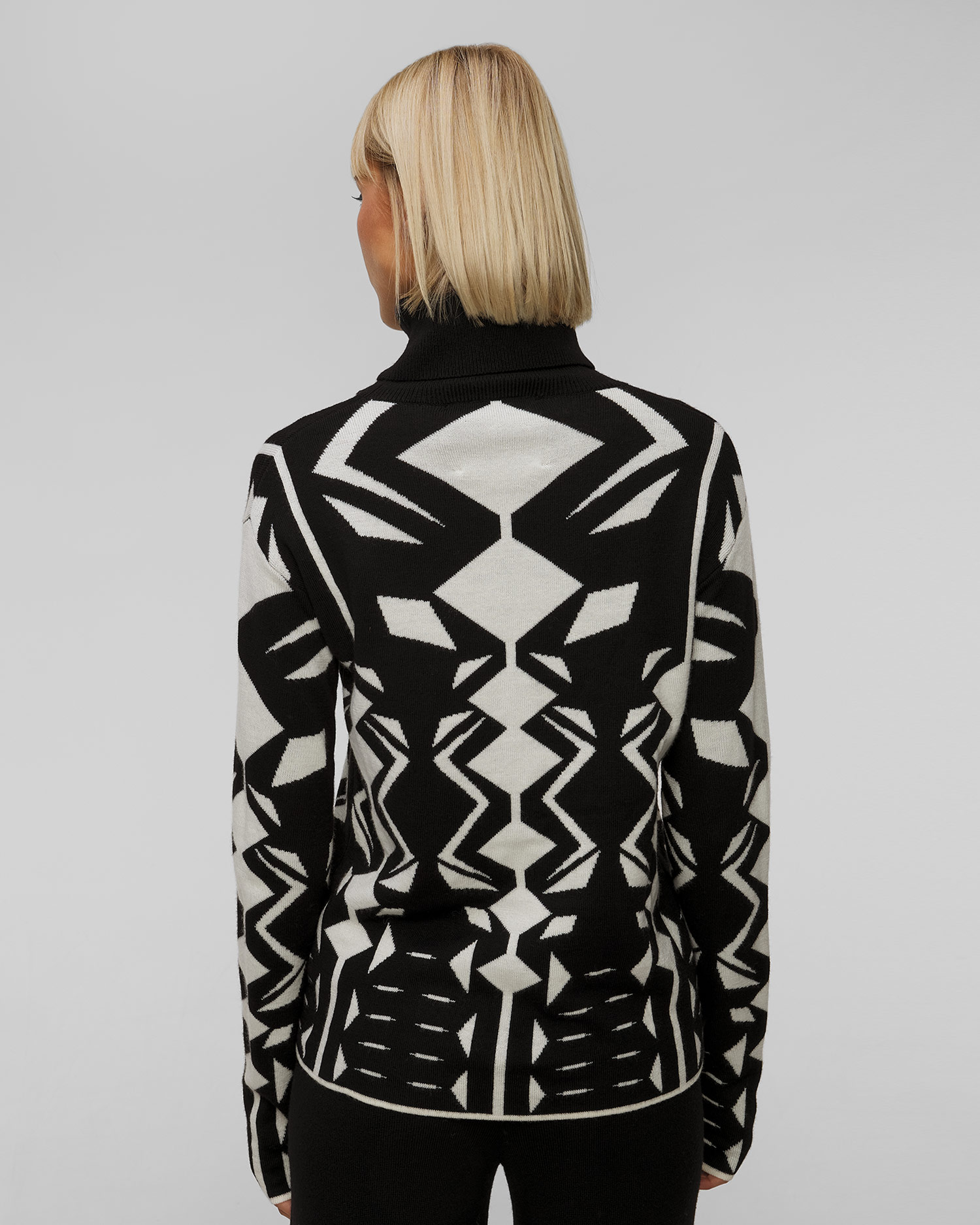 Pull en laine pour femmes Perfect Moment Geometric