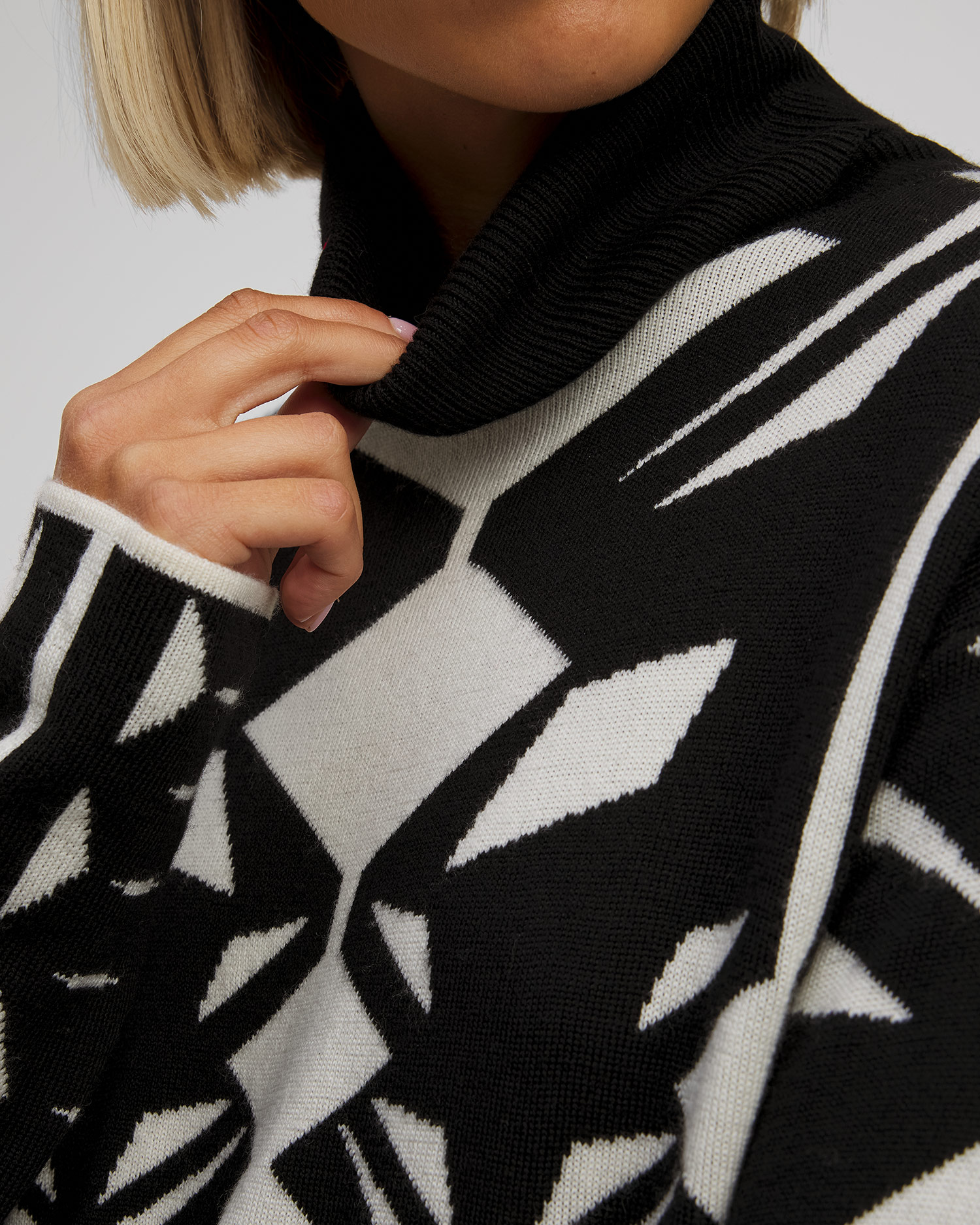 Pull en laine pour femmes Perfect Moment Geometric