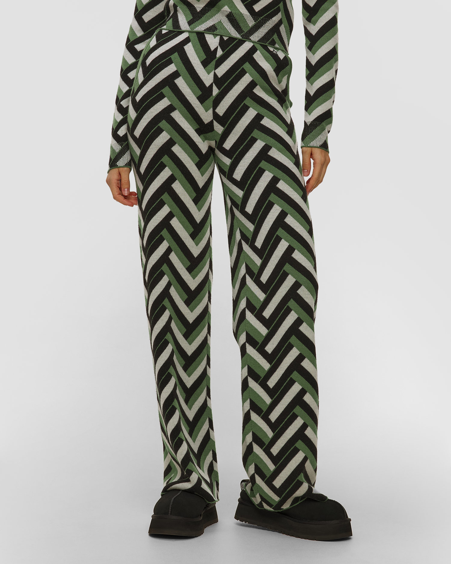 Dámské vlněné kalhoty Perfect Moment Chalet Wide Leg Knitted Pant