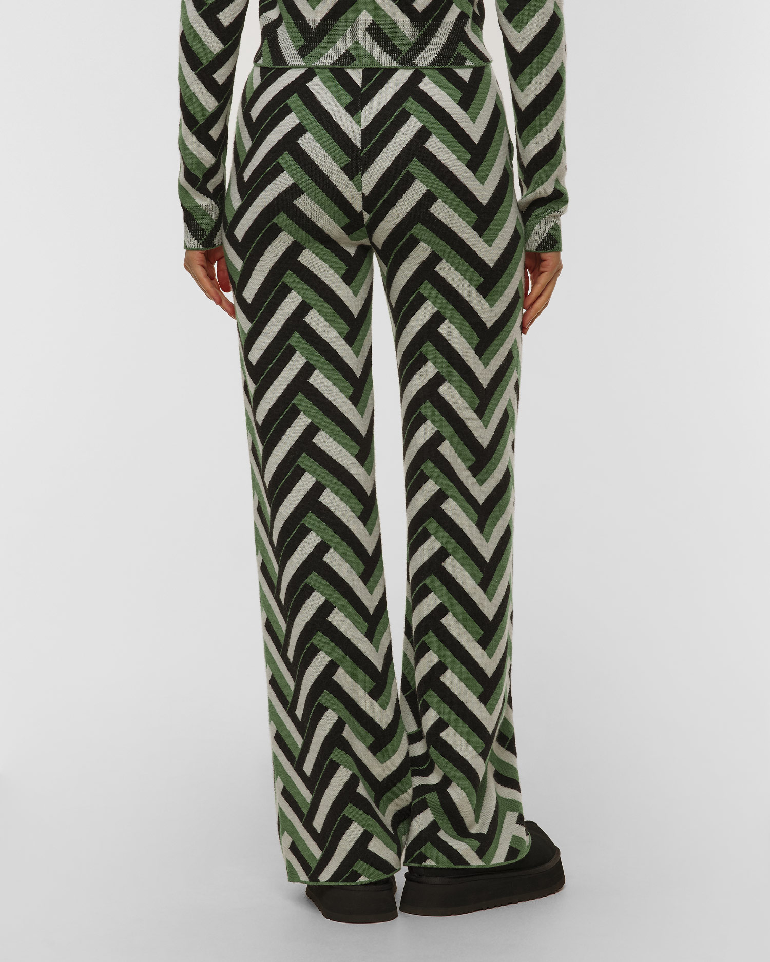 Dámské vlněné kalhoty Perfect Moment Chalet Wide Leg Knitted Pant