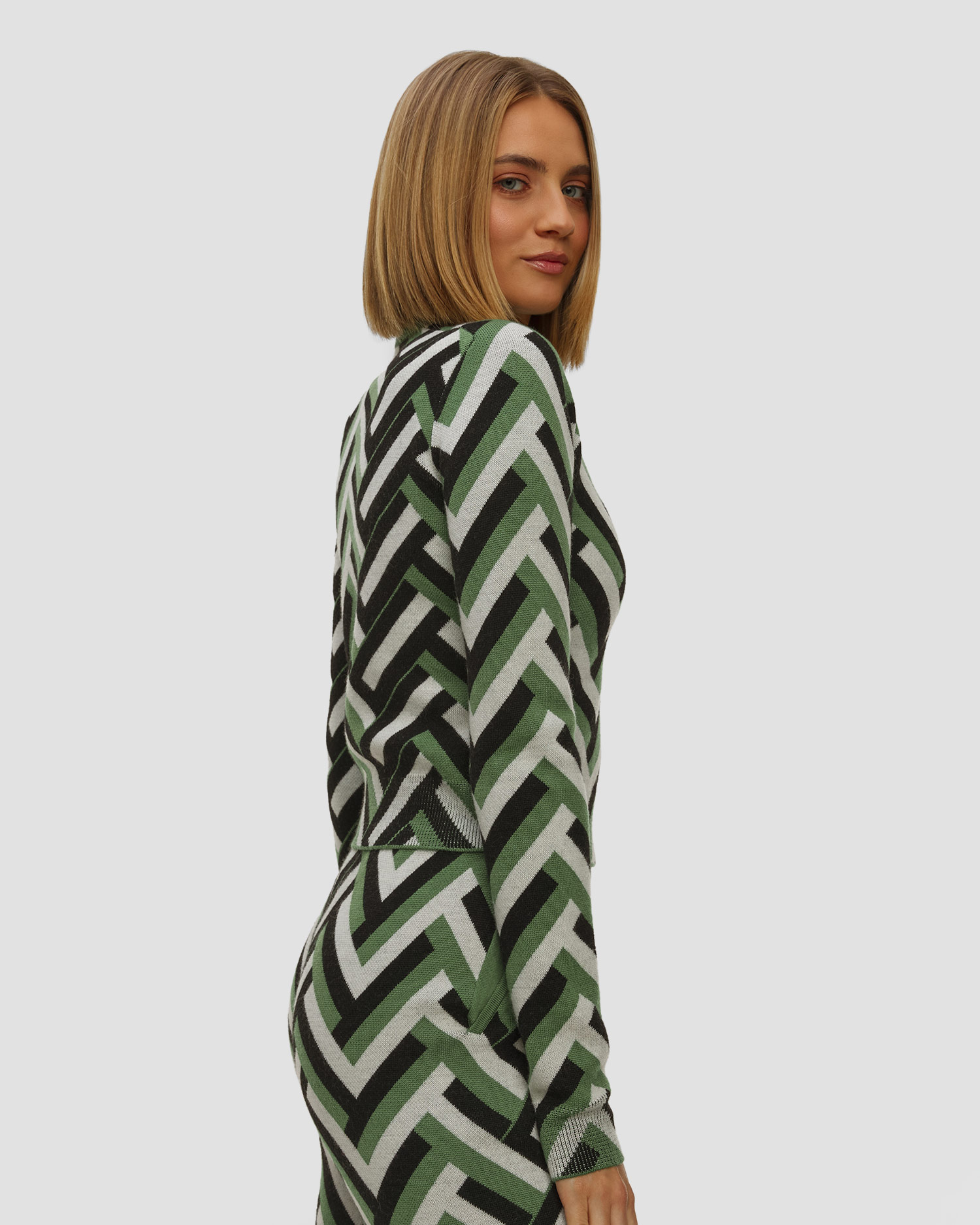 Dámský vlněný rolák Perfect Moment La Tour Sweater Print