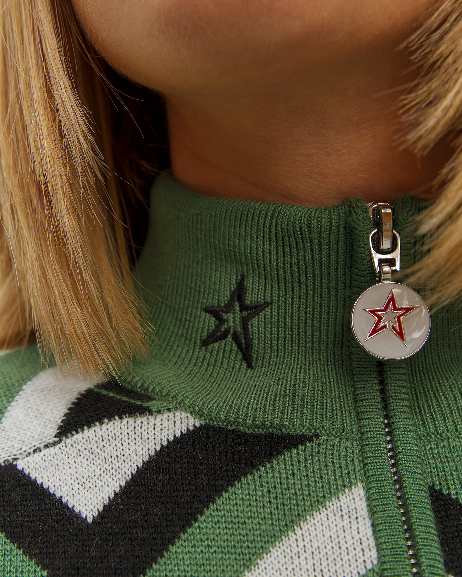 Dámský vlněný rolák Perfect Moment La Tour Sweater Print