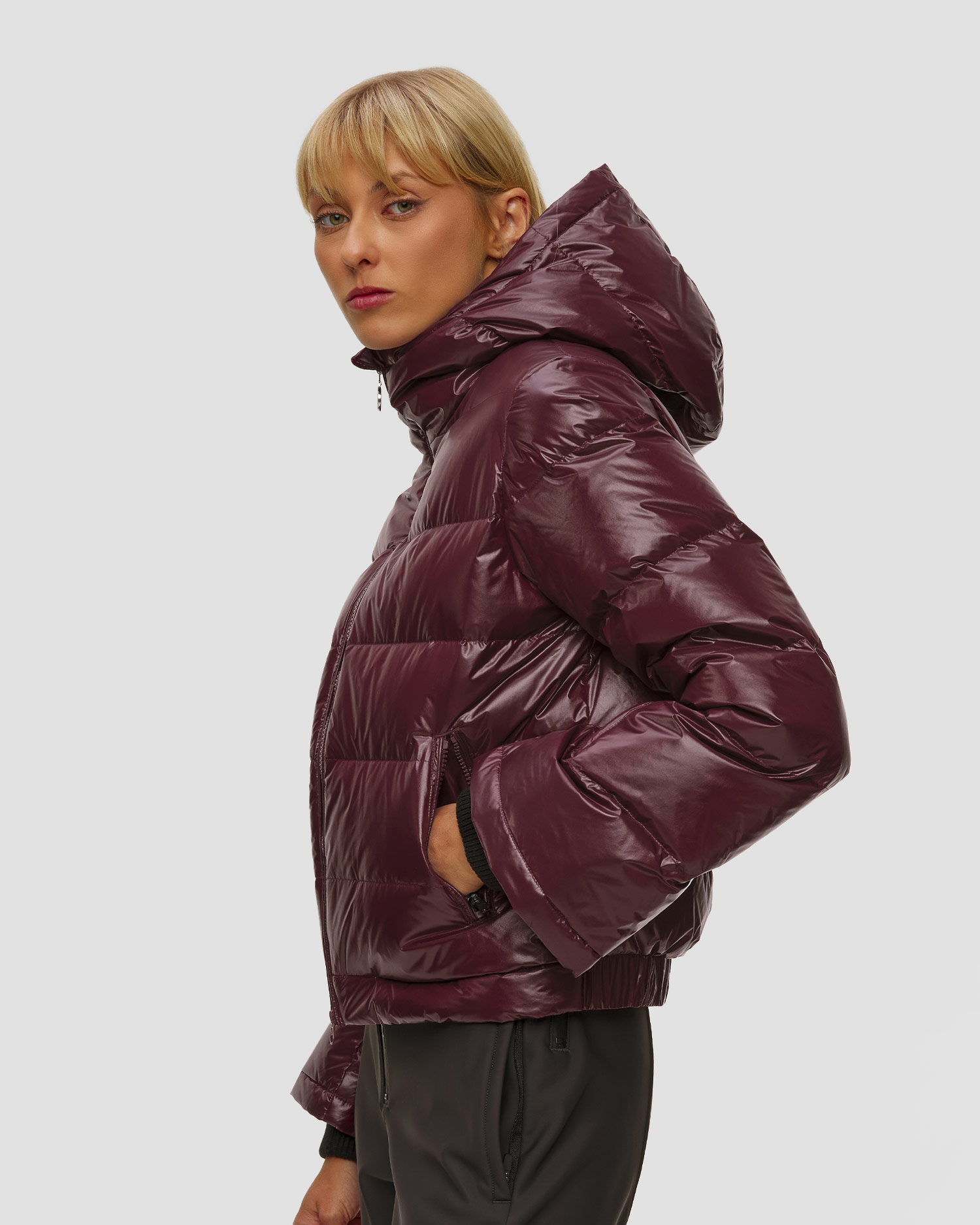 Dámska bordová lyžiarska bunda Perfect Moment Polar Flare Ski Jacket III