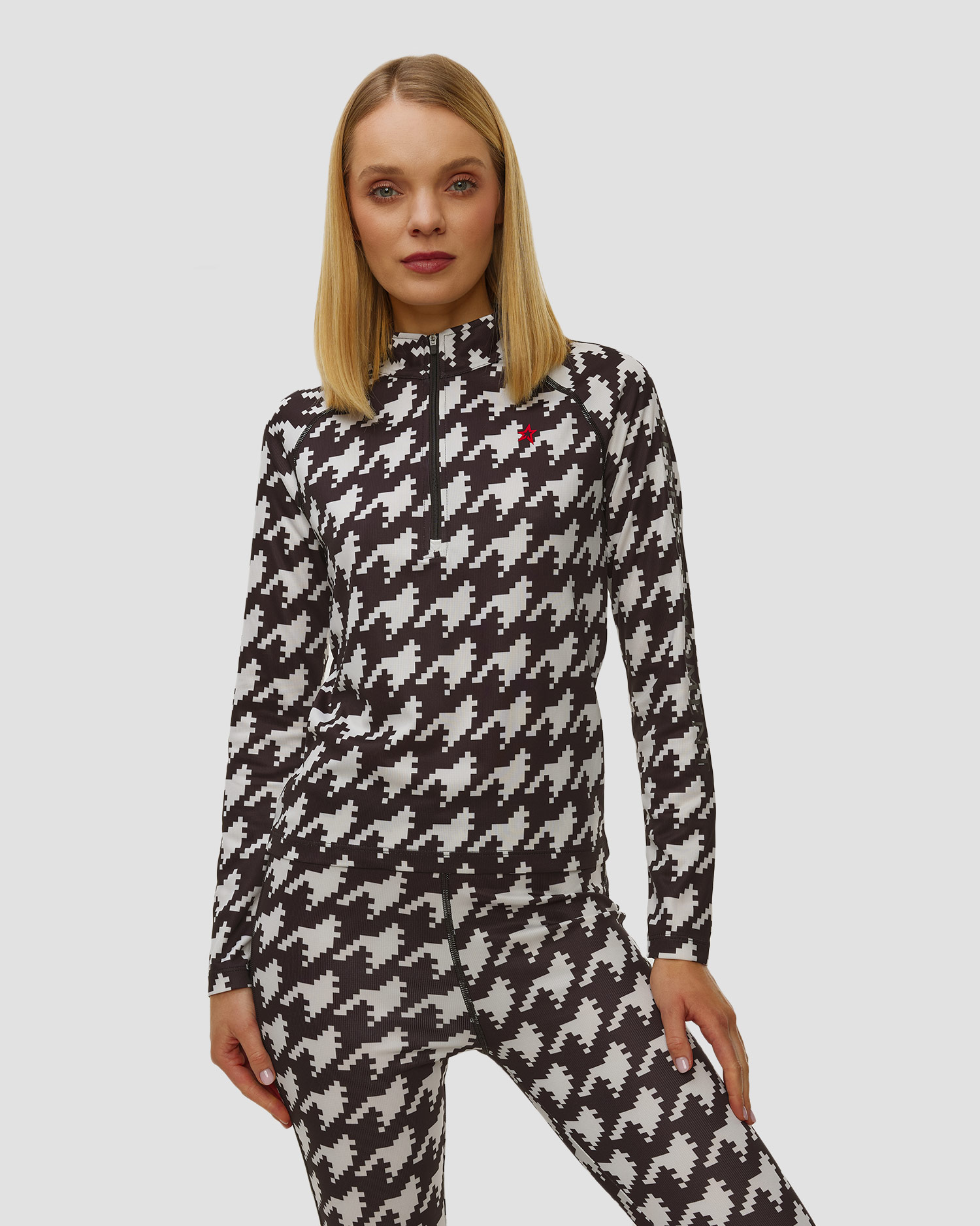 Perfect Moment 1/4 Zip Base Layer Top Ski-Rollkragenpullover für Damen