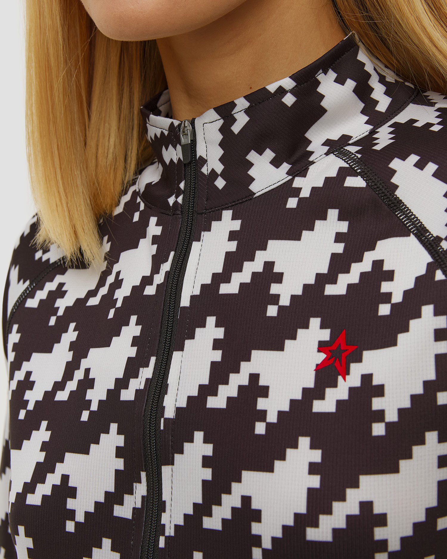 Perfect Moment 1/4 Zip Base Layer Top Ski-Rollkragenpullover für Damen