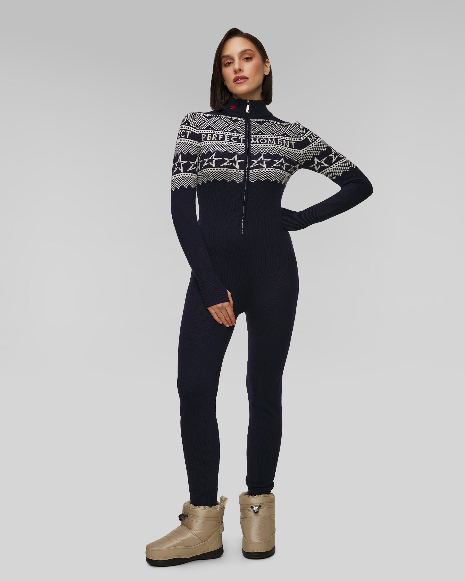 Tuta in lana da donna Perfect Moment Holiday Onesie