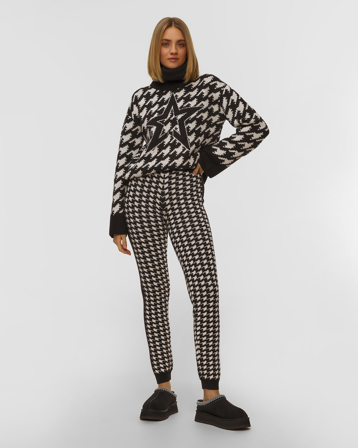 Dámske vlnené legíny Perfect Moment Houndstooth Legging