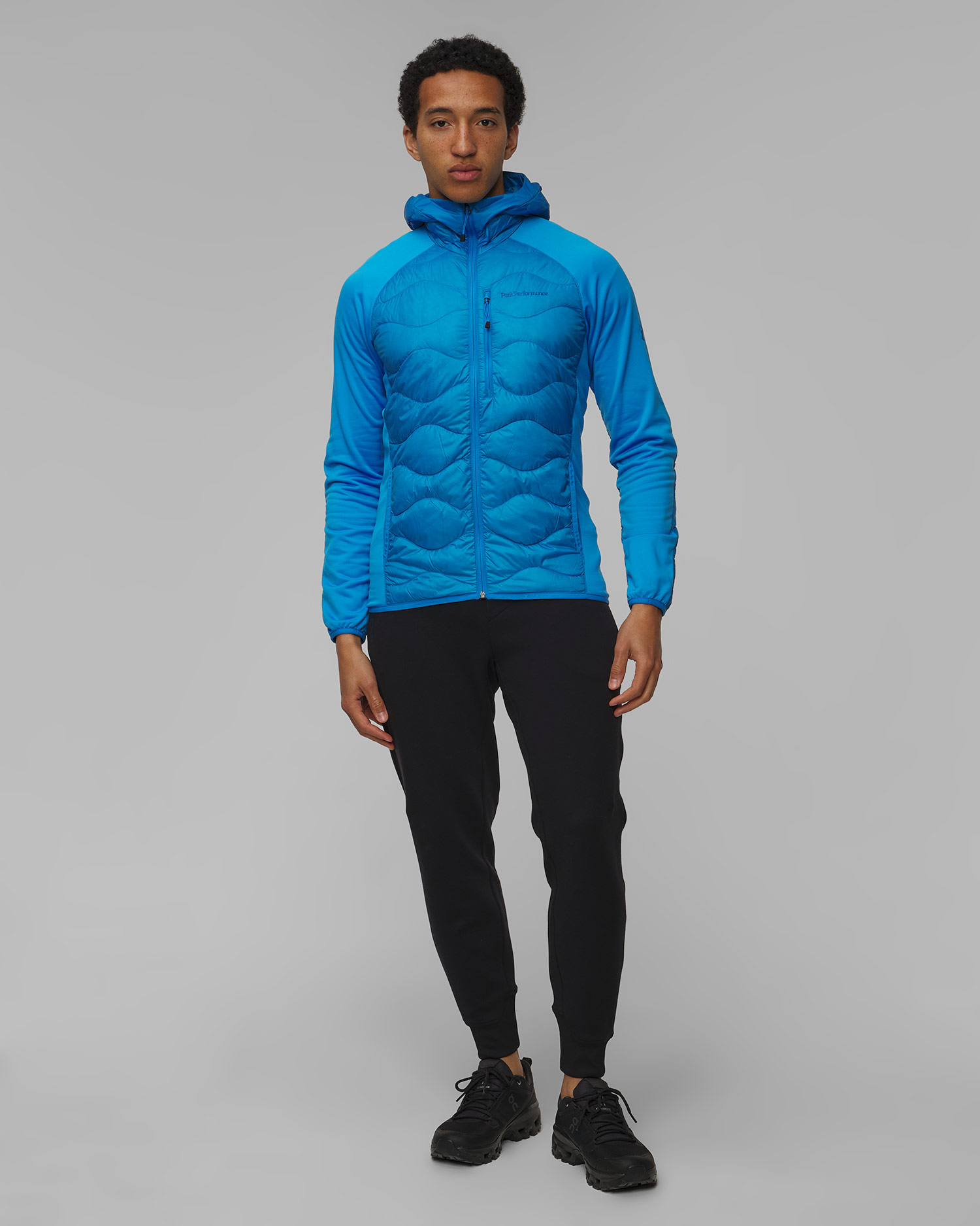 Kurtka hybrydowa z kapturem Peak Performance Helium Down Hybrid Hood