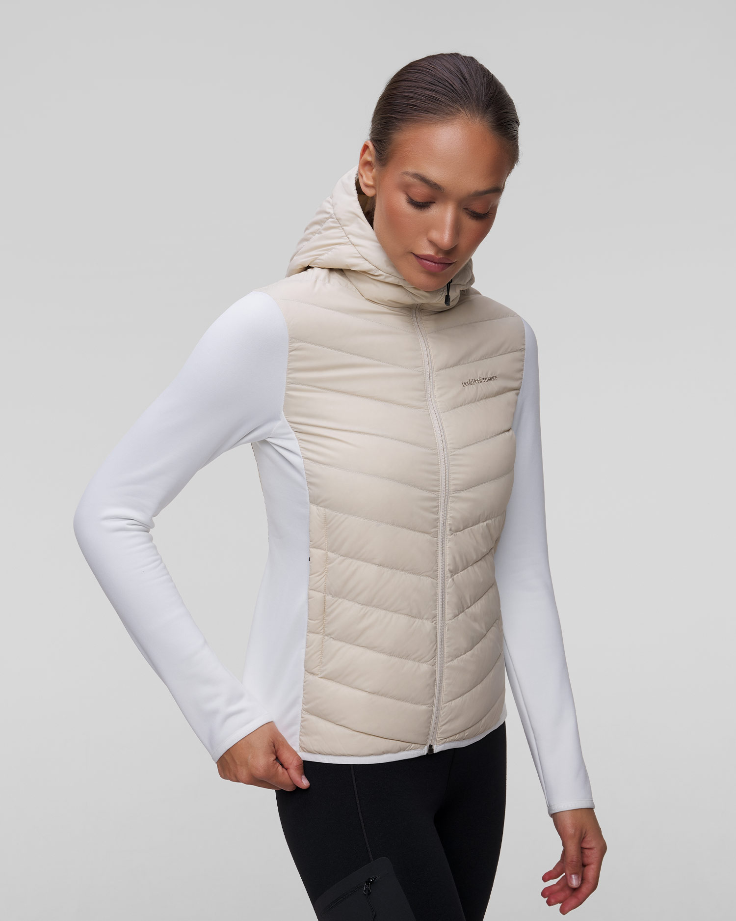 Women's jacket Peak Performance Frost Down Hybrid Hooded 