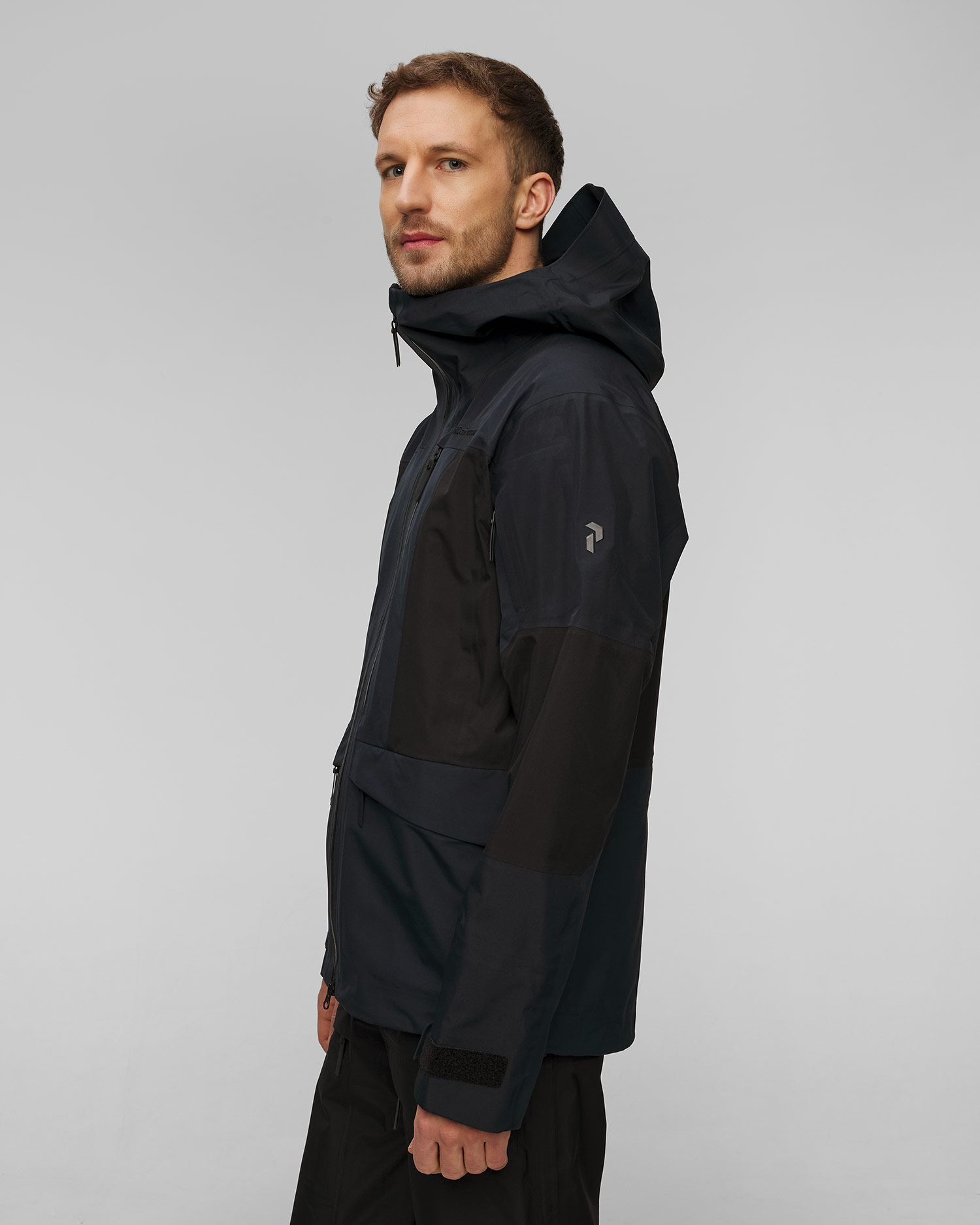 Černá pánská hardshellová lyžařská bunda Peak Performance Gravity Gore-Tex 3L