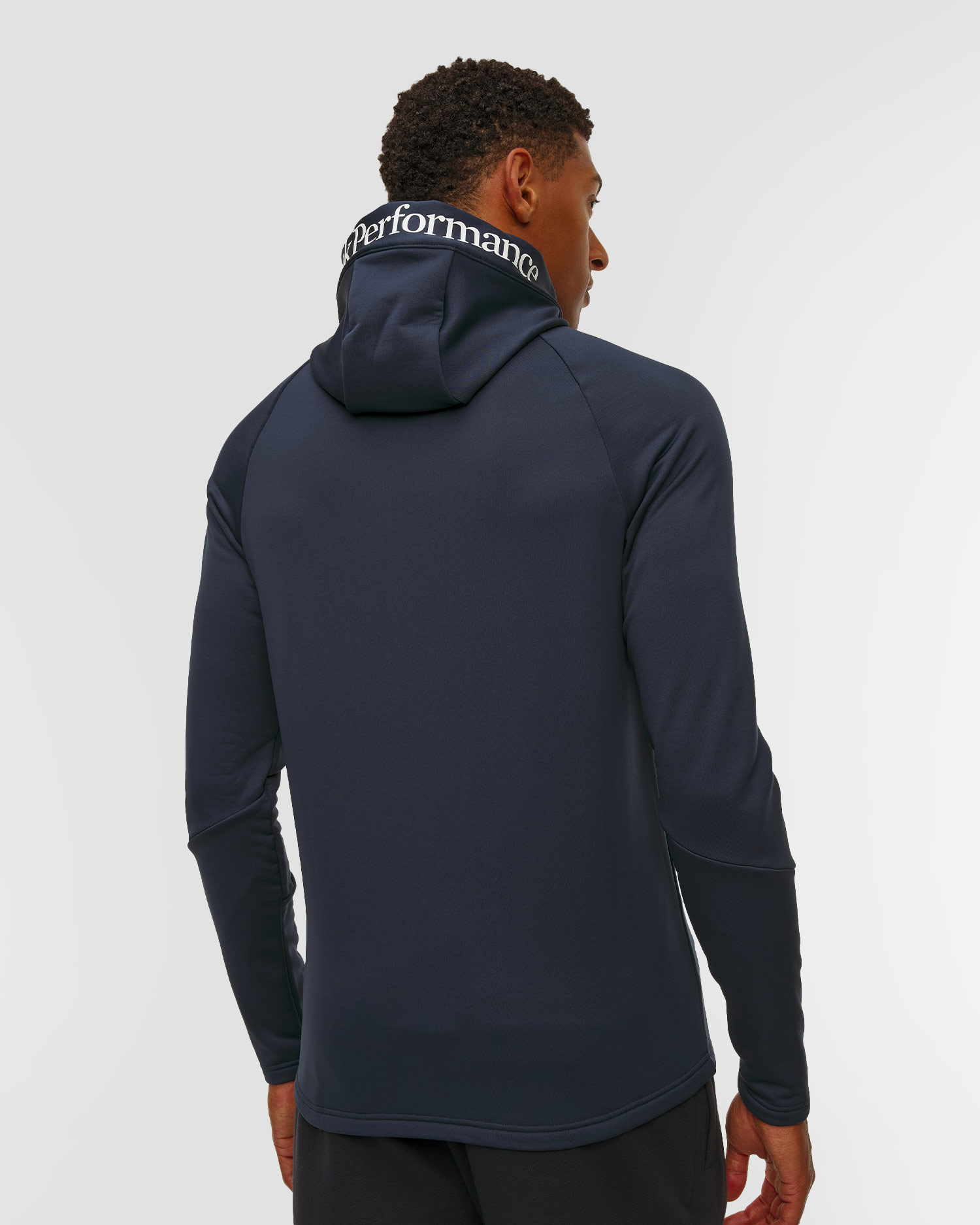 Bluza z kapturem męska Peak Performance M Rider Essentials Zip Hood ciemnogranatowa