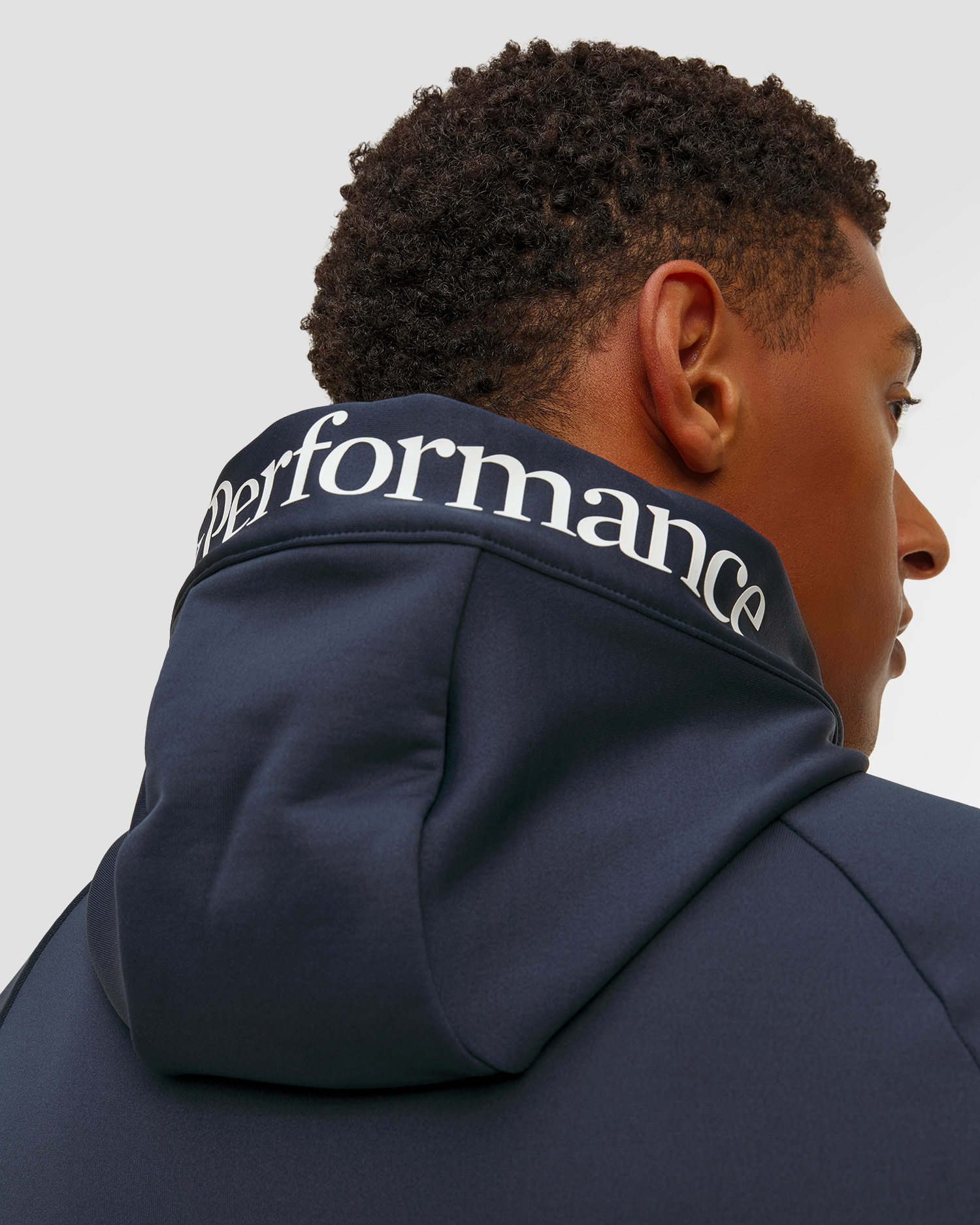 Bluza z kapturem męska Peak Performance M Rider Essentials Zip Hood ciemnogranatowa