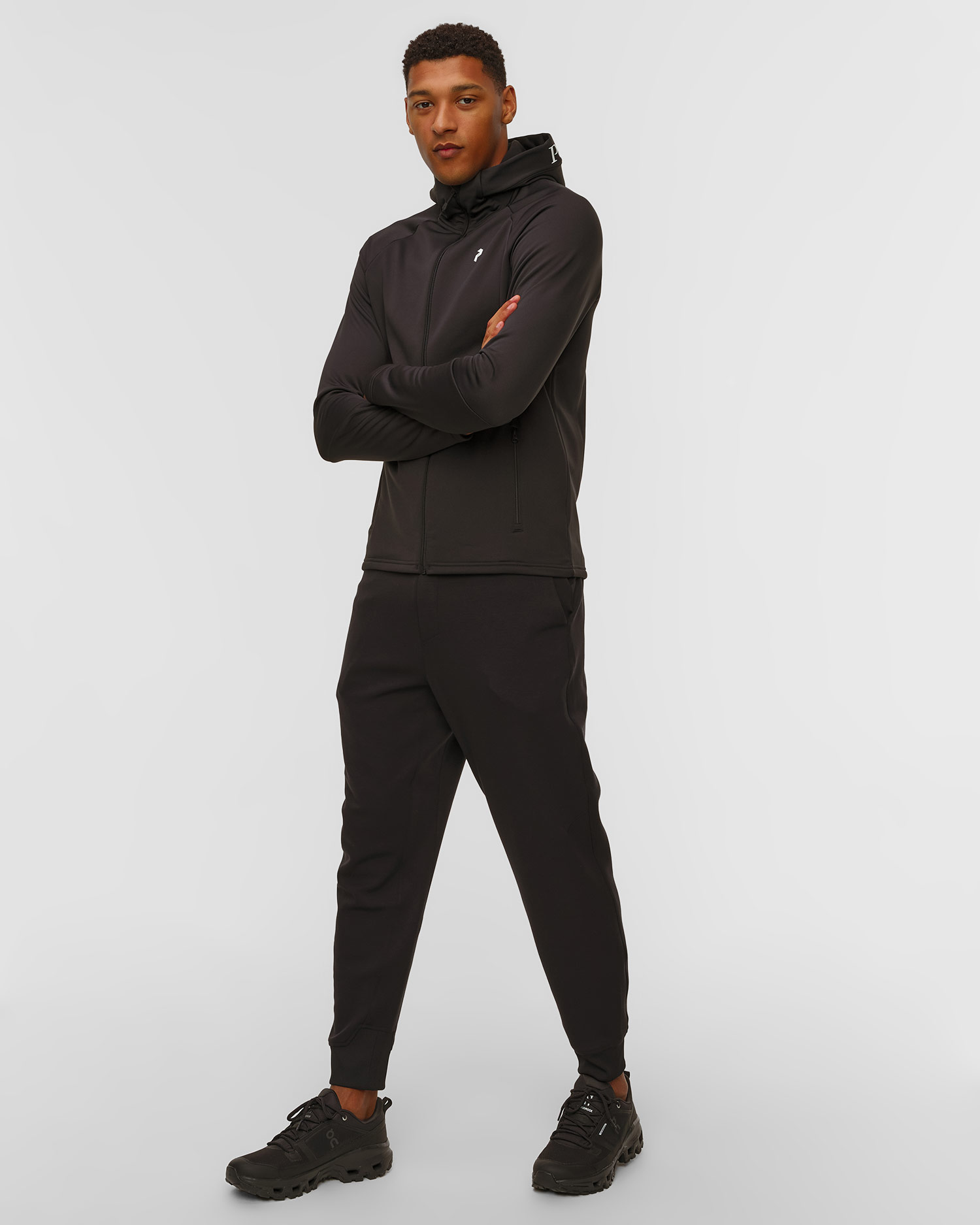 Peak Performance M Rider Essentials Zip Hood Kapuzenpullover für Herren in Schwarz