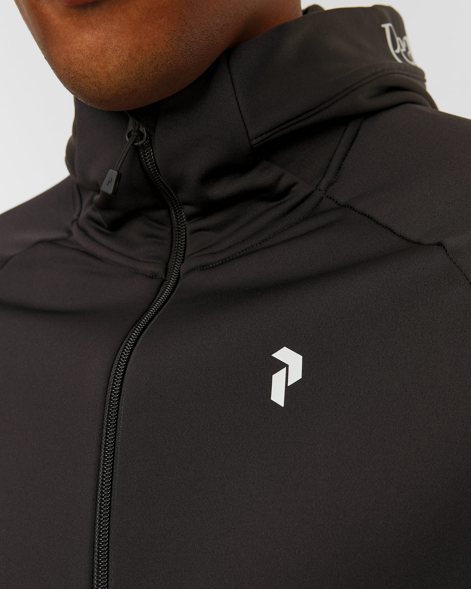 Peak Performance M Rider Essentials Zip Hood Kapuzenpullover für Herren in Schwarz