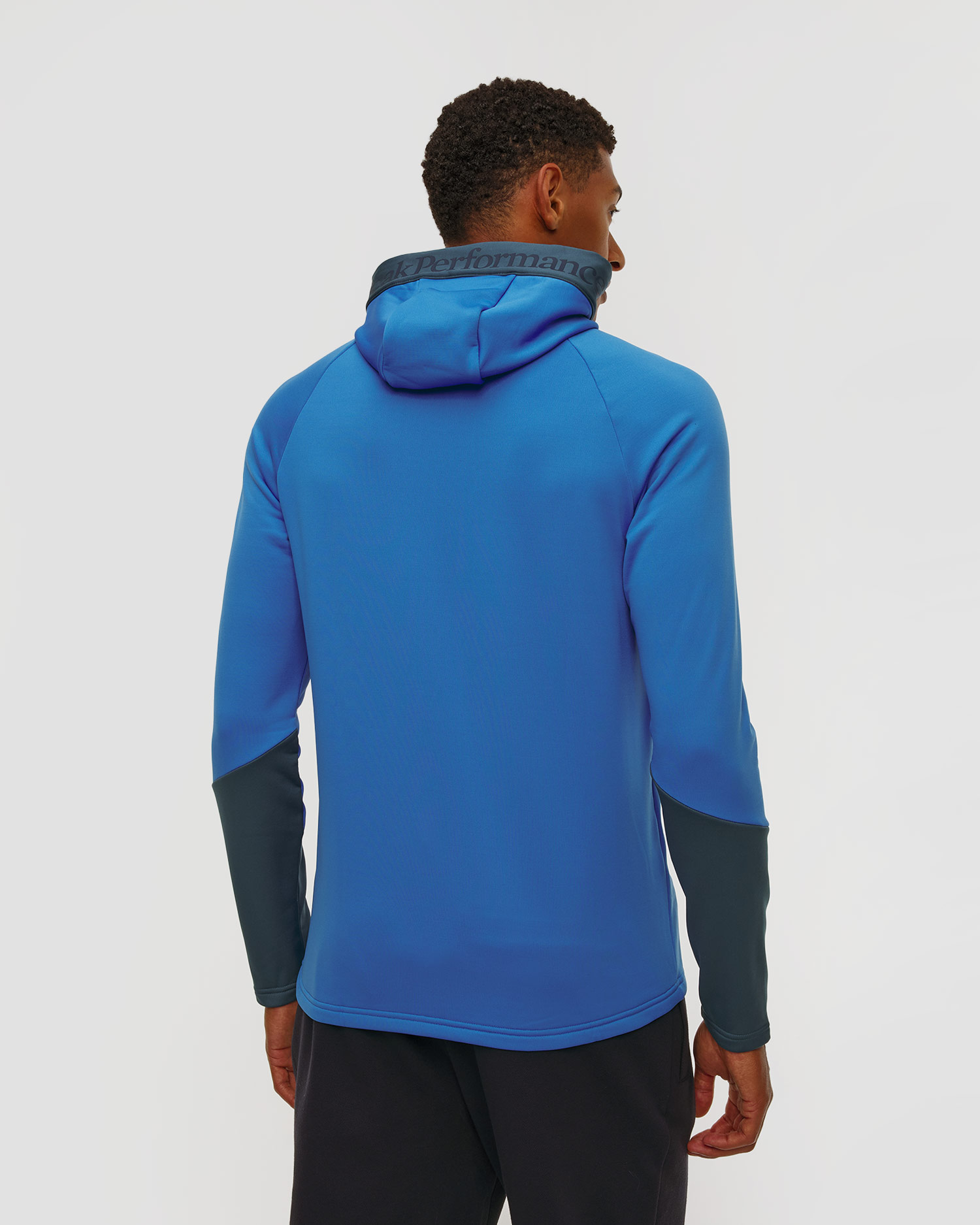 Peak Performance M Rider Essentials Zip Hood Kapuzenpullover für Herren in Blau