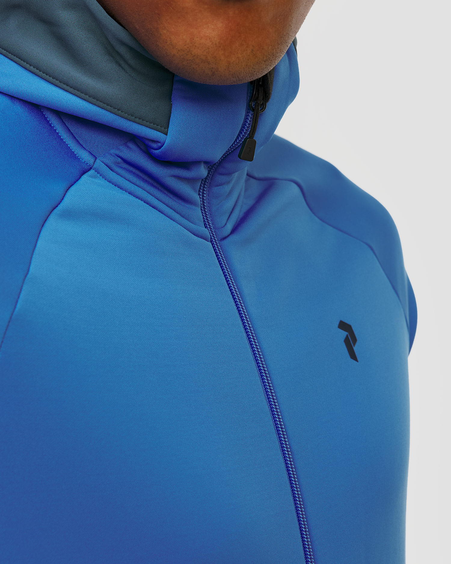 Peak Performance M Rider Essentials Zip Hood Kapuzenpullover für Herren in Blau