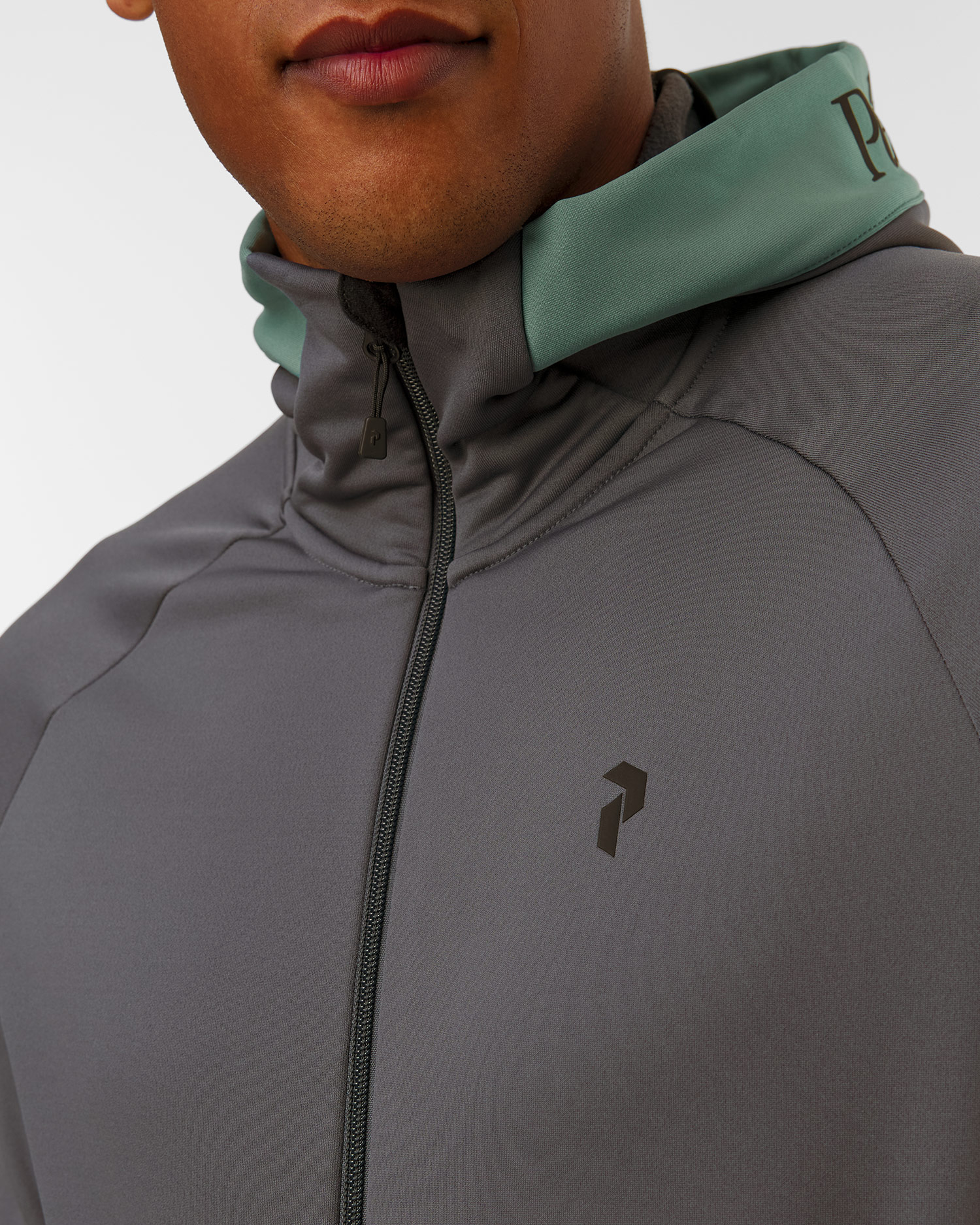 Men's hoodie Peak Performance M Rider Essentials Zip Hood light blue